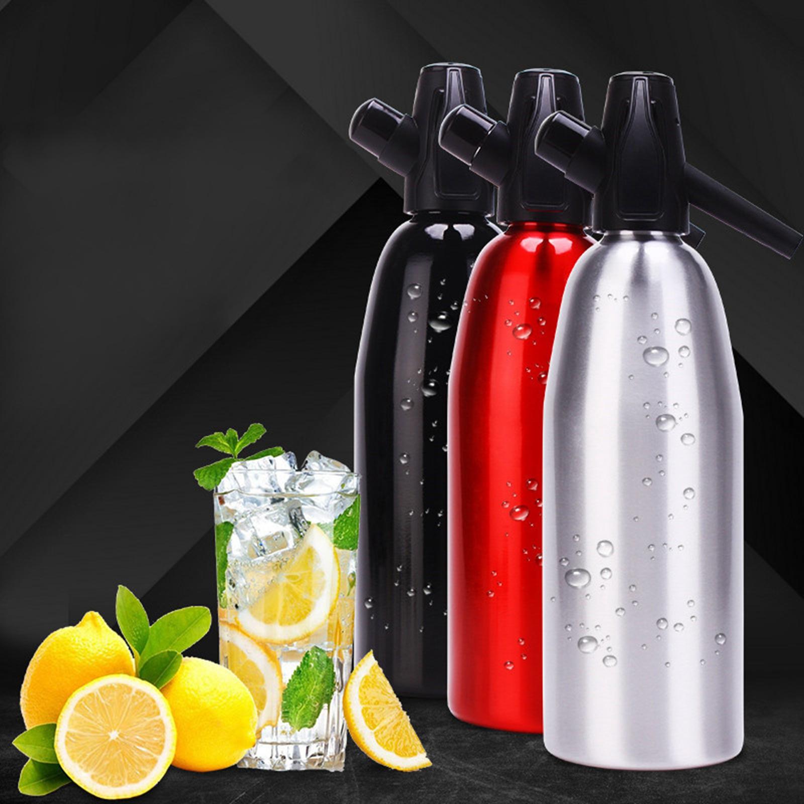Sparkling & Seltzer Water Maker Carbonator for Making Carbonating Beverages Aluminum Color