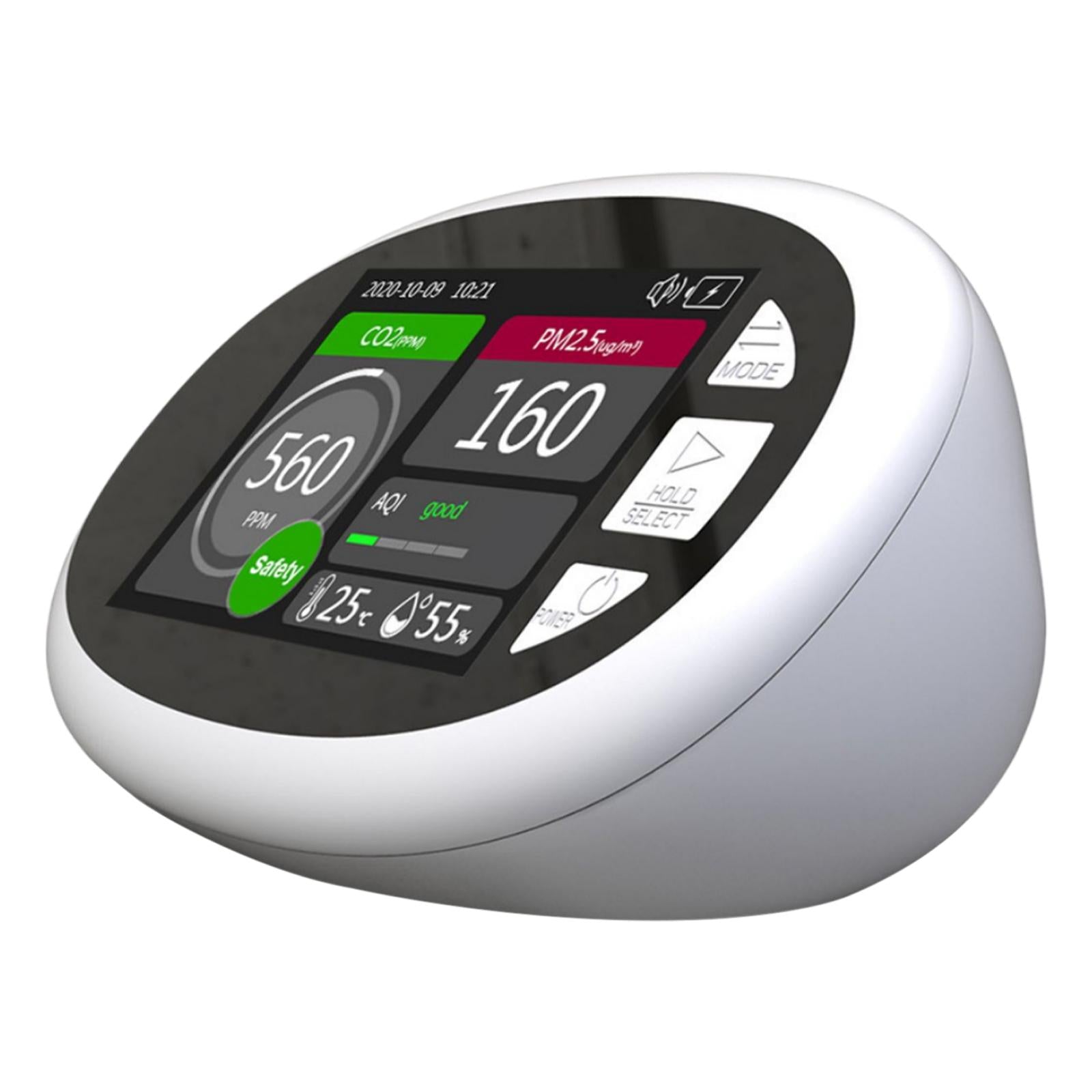 CO2 Meter Detector CO2 Detector Tester for Bathroom Kitchen Greenhouse