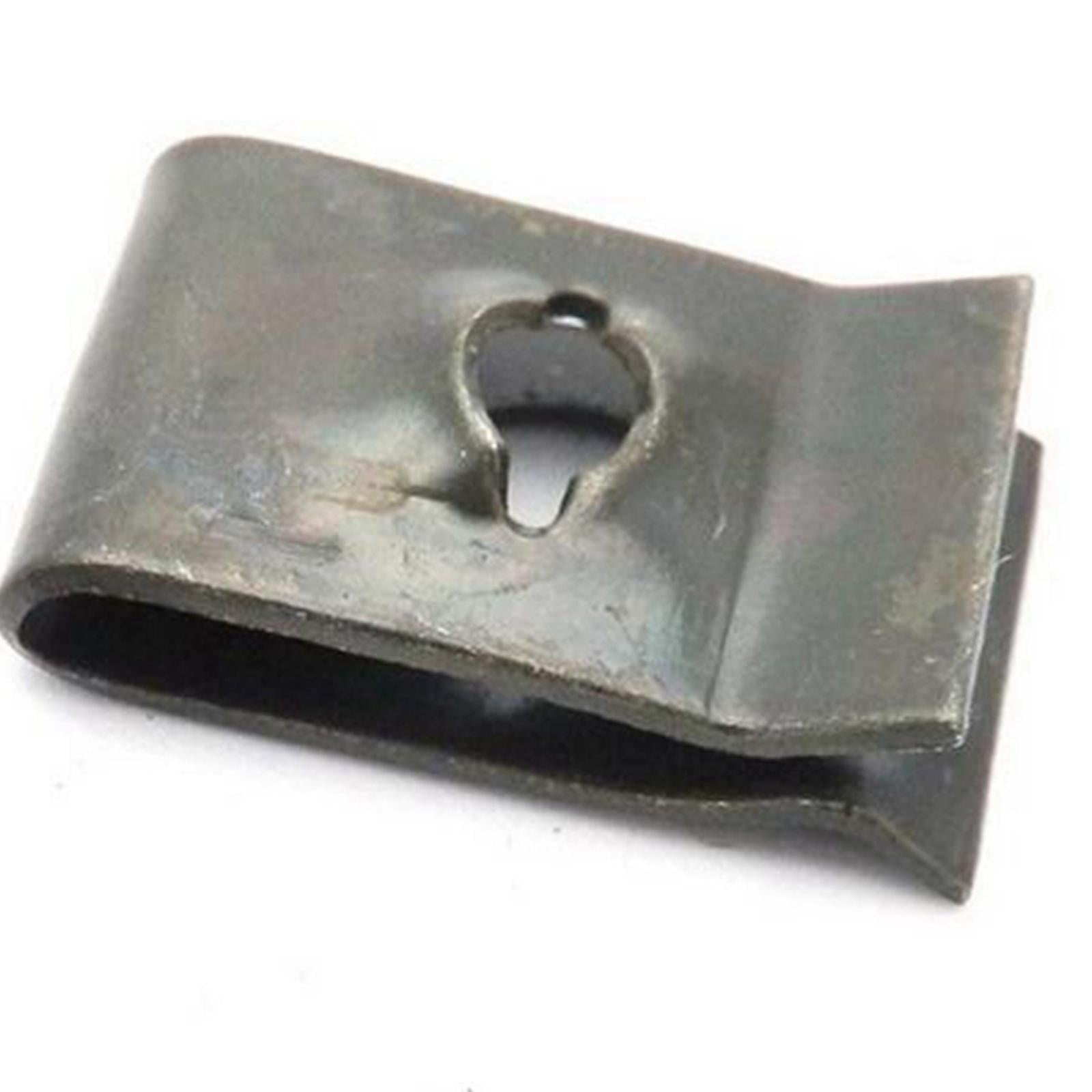 30pcs Car Motorcycle Plastic Cover Metal Retainer U-Type Clips and Screws M5X12