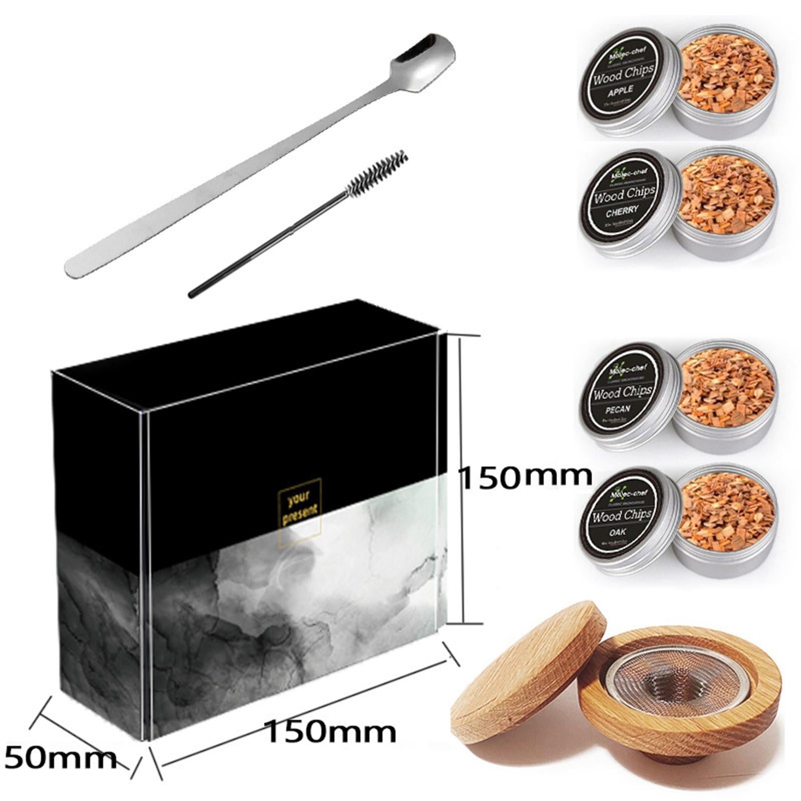 Cocktail Smoker Kit with Different Wood Chip for Cocktails Bourbon Home Bar