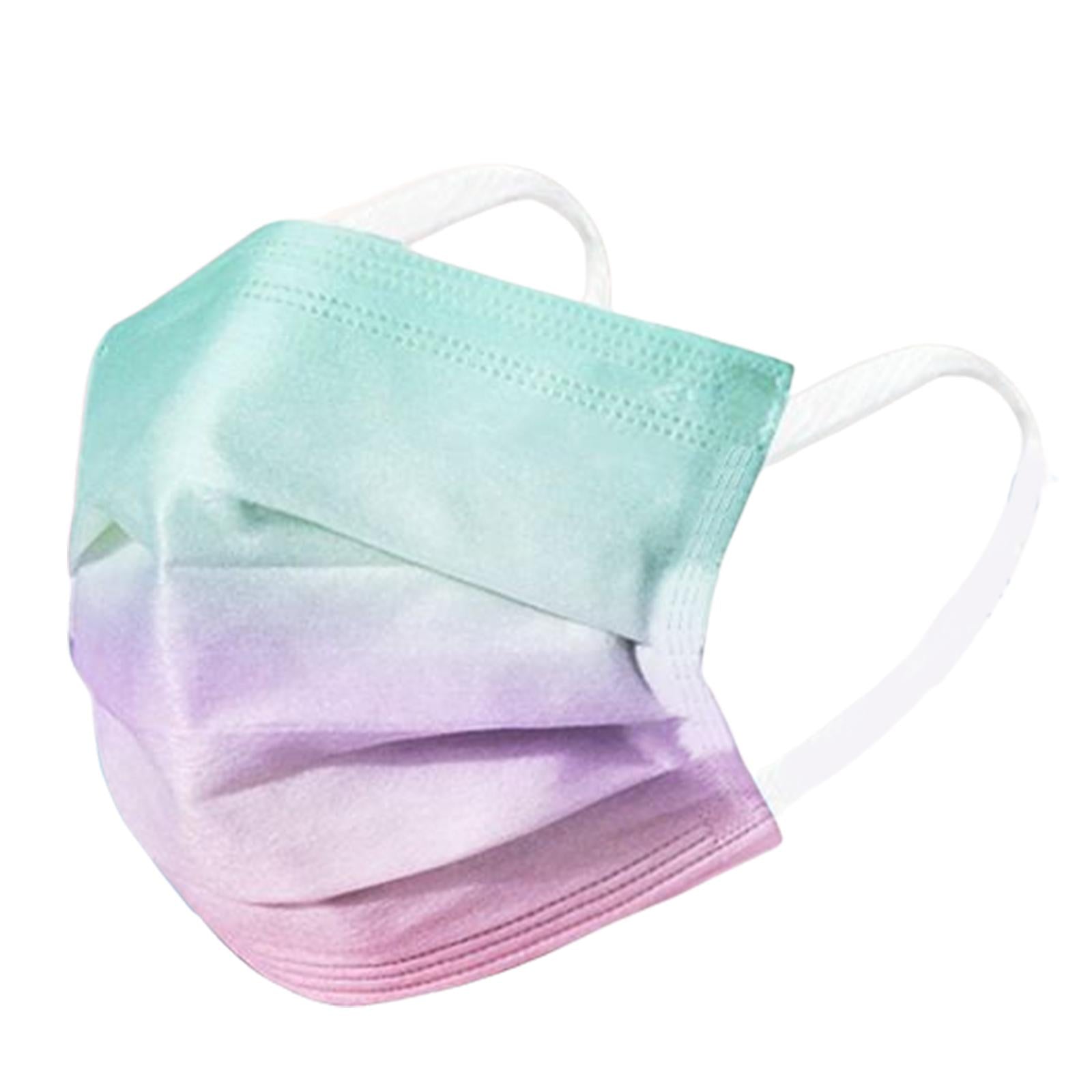 50 Pieces Disposable Face Masks for Home School Office Outdoor Work Travel C