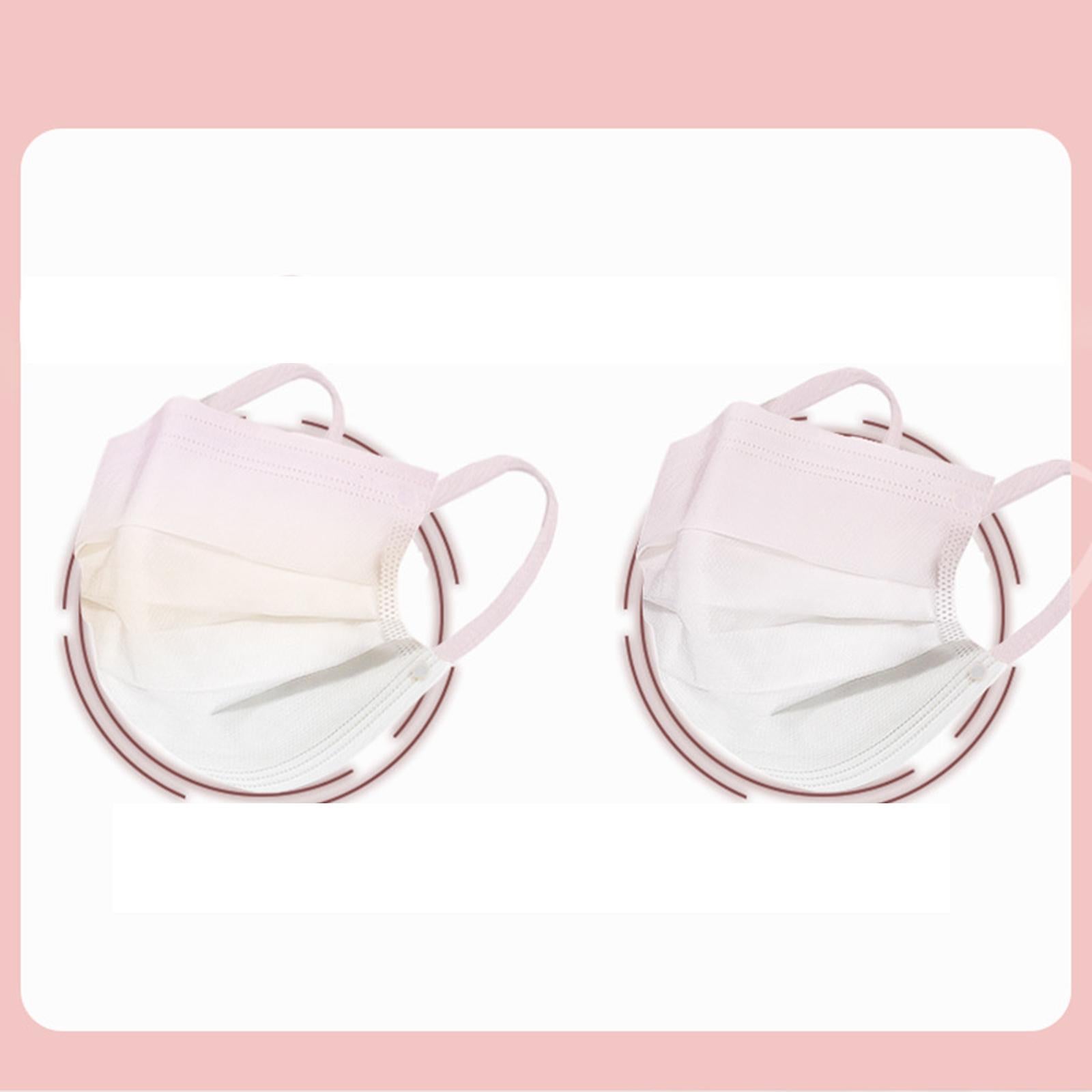 50 Pieces Disposable Face Masks for Home School Office Outdoor Work Travel D