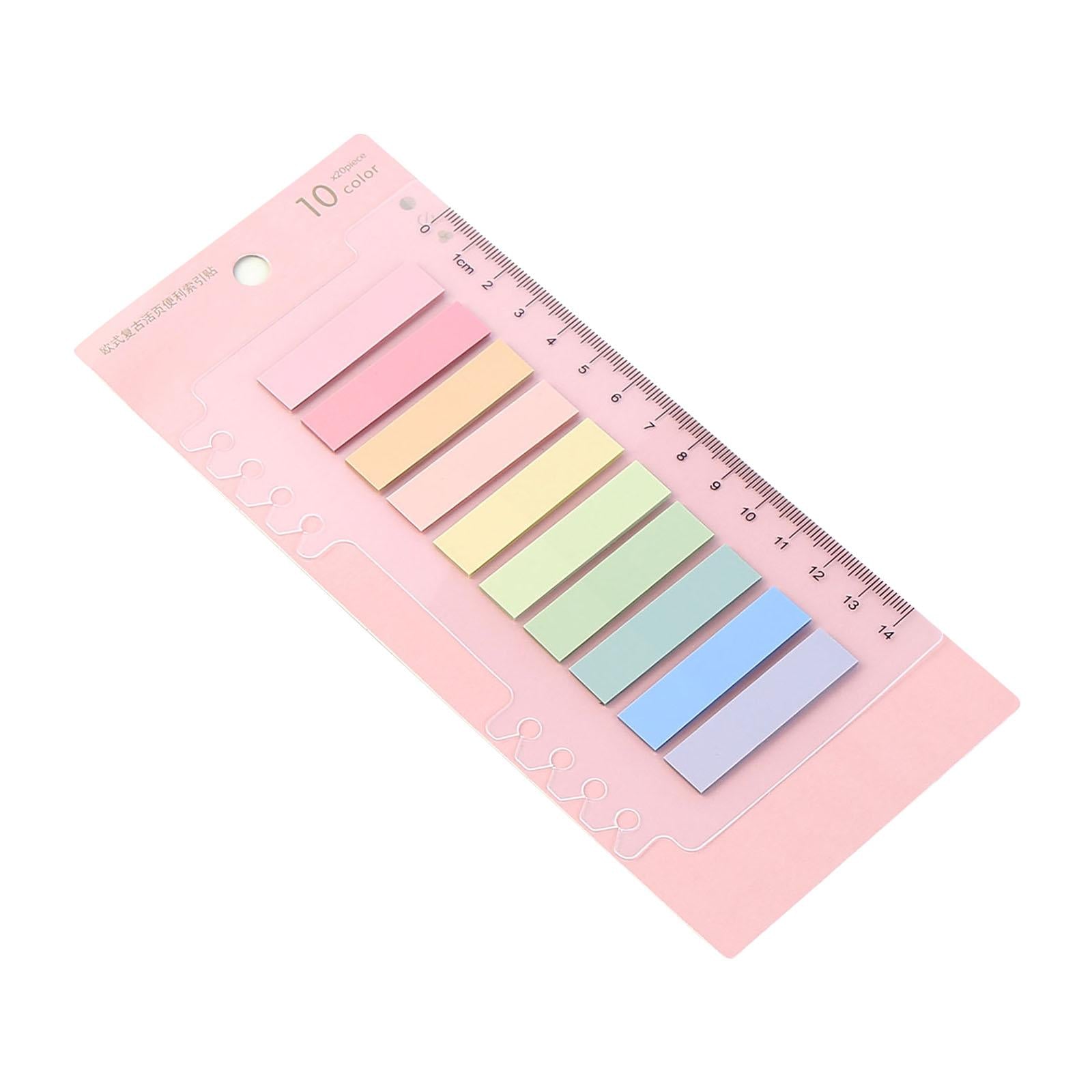 Writable Sticky Notes Index Tabs Macaron Labels Morandi for Filing Cabinets full color