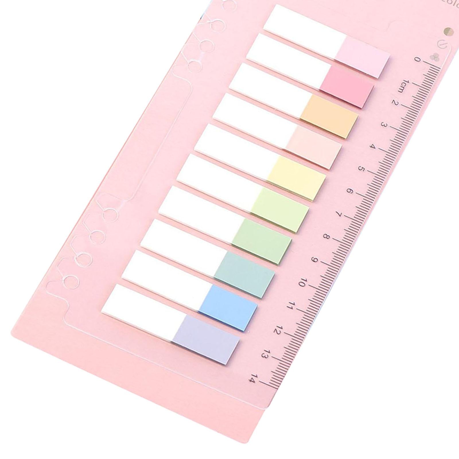 Writable Sticky Notes Index Tabs Macaron Labels Morandi for Filing Cabinets hale color