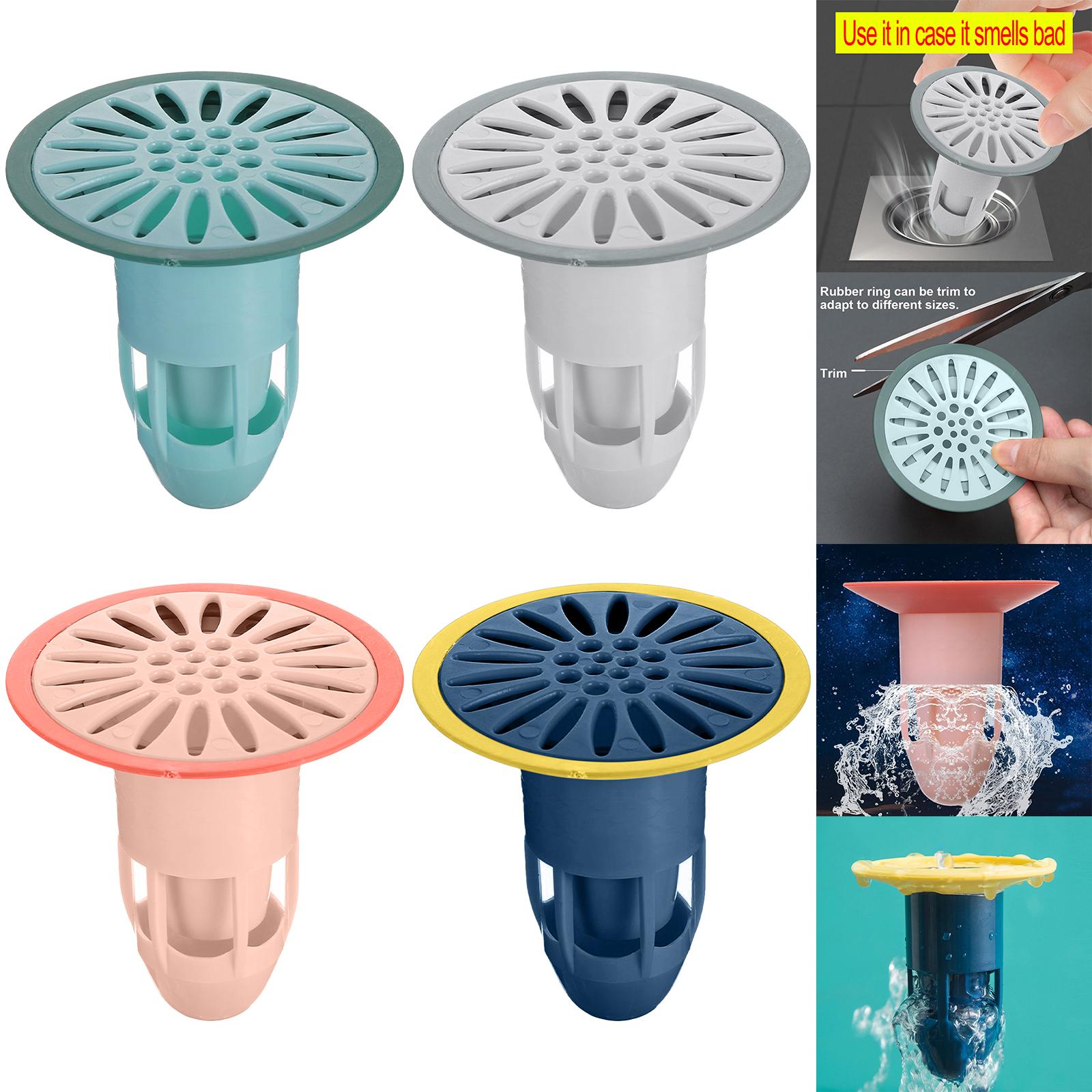 Deodorant Floor Drain Core Anti-Odor Backflow Preventer for Bathroom Kitchen White