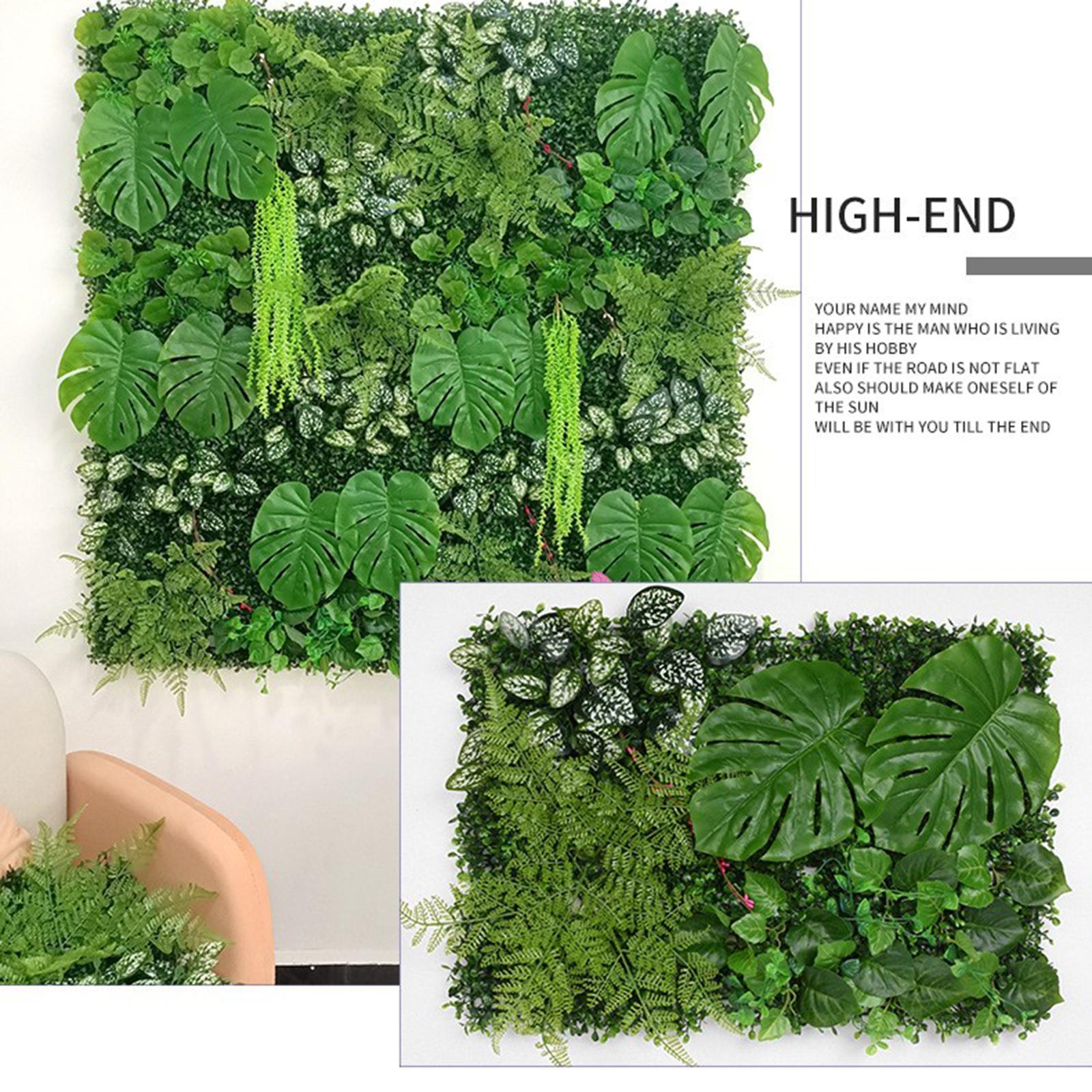 40x60cm Artificial Plant Panel Wedding Backdrop DIY for Festival Lawns C
