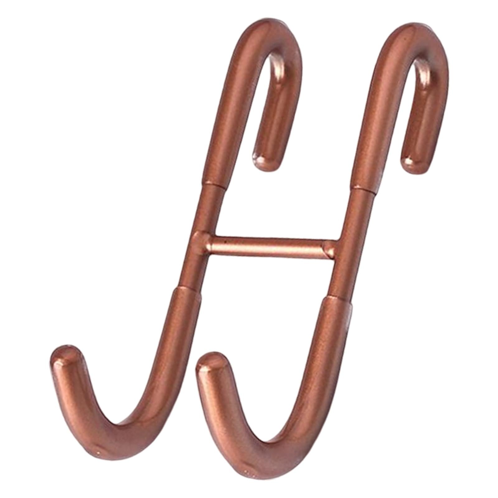 Shower Door Hooks Door Hanger Hook Towel Rack Heavy Duty S Shaped copper