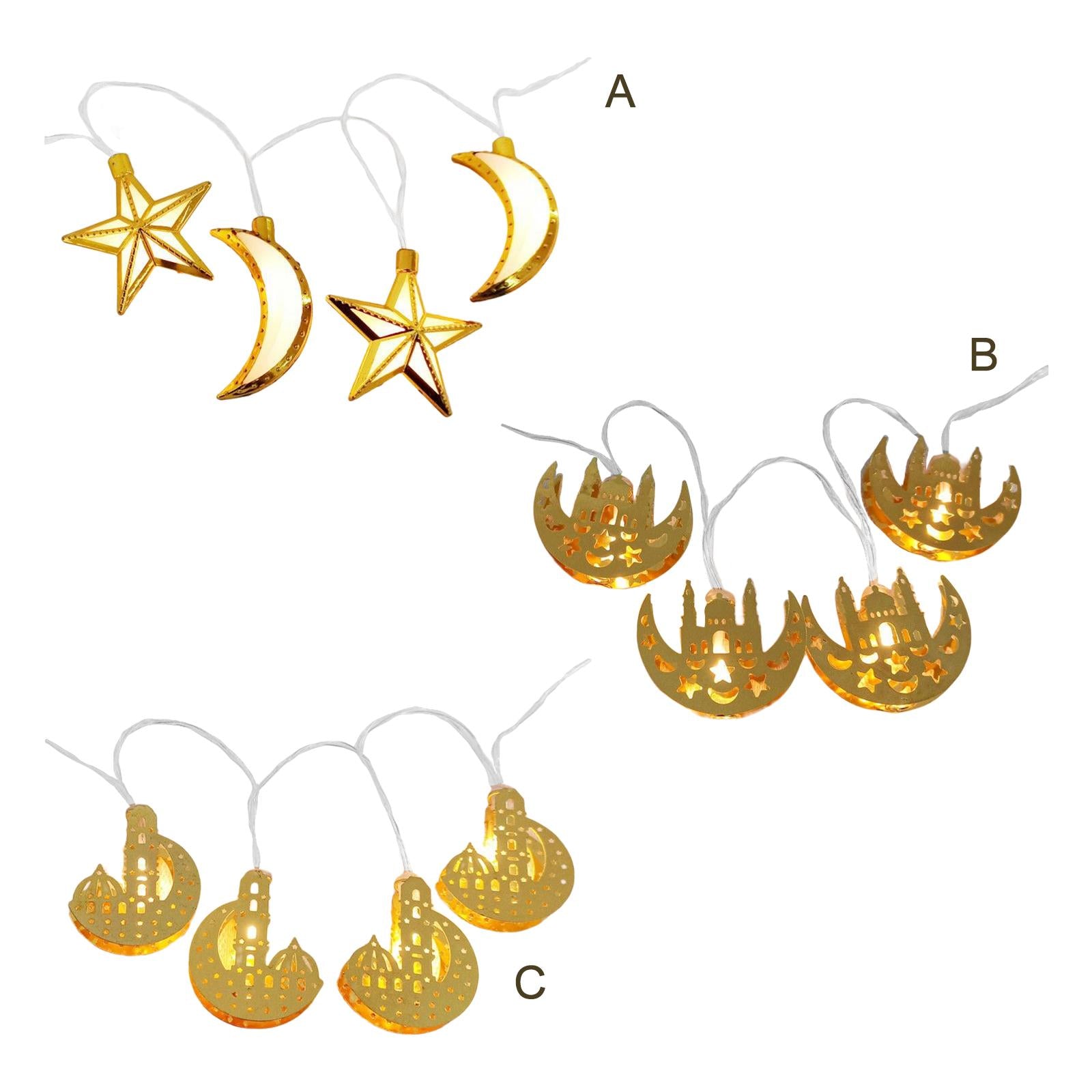 Ramadan String Light Hanging Fairy Lights for Ramadan Eid Mubarak A USB