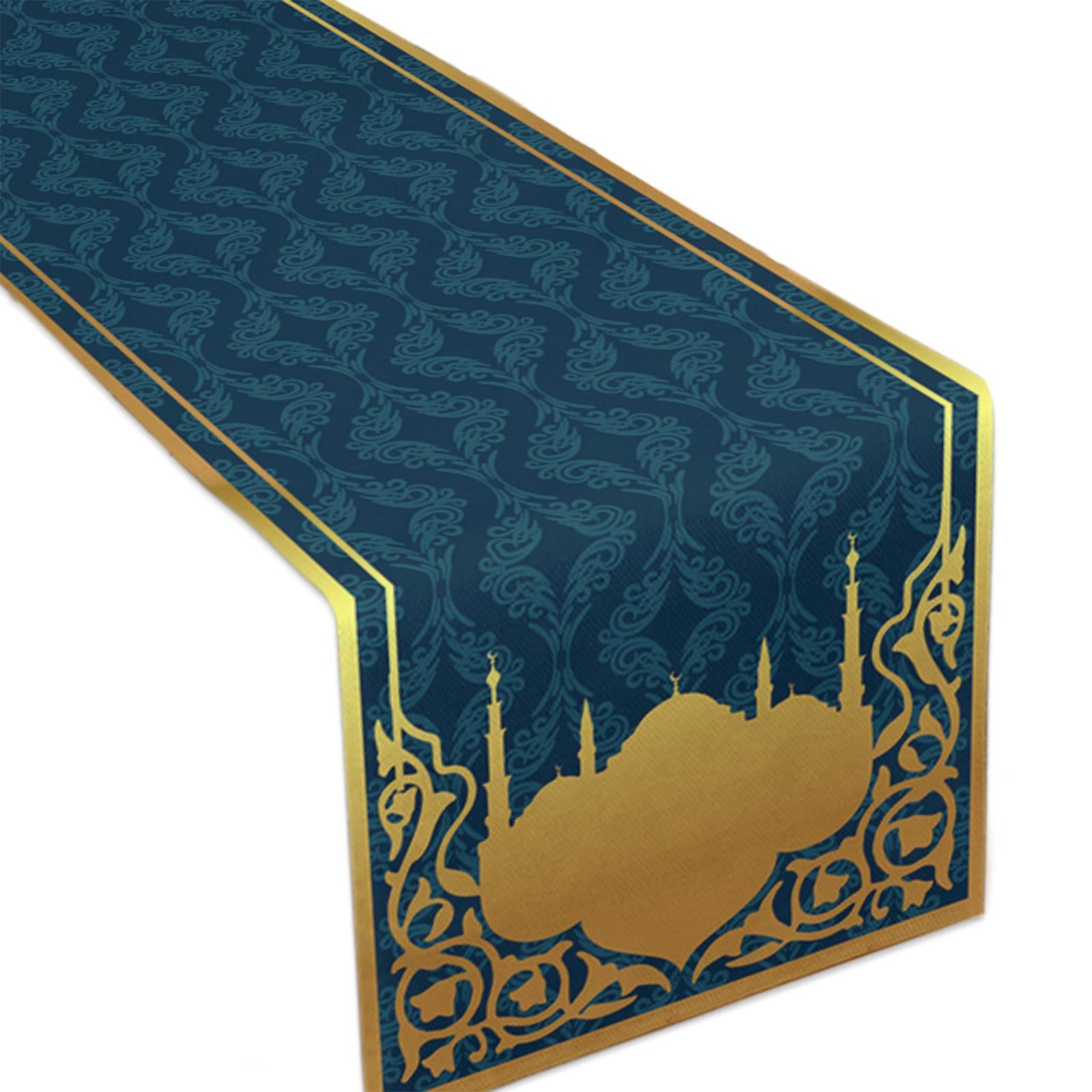 Eid Mubarak Tablecloth Party Table Covers Ramadan Party Decor A
