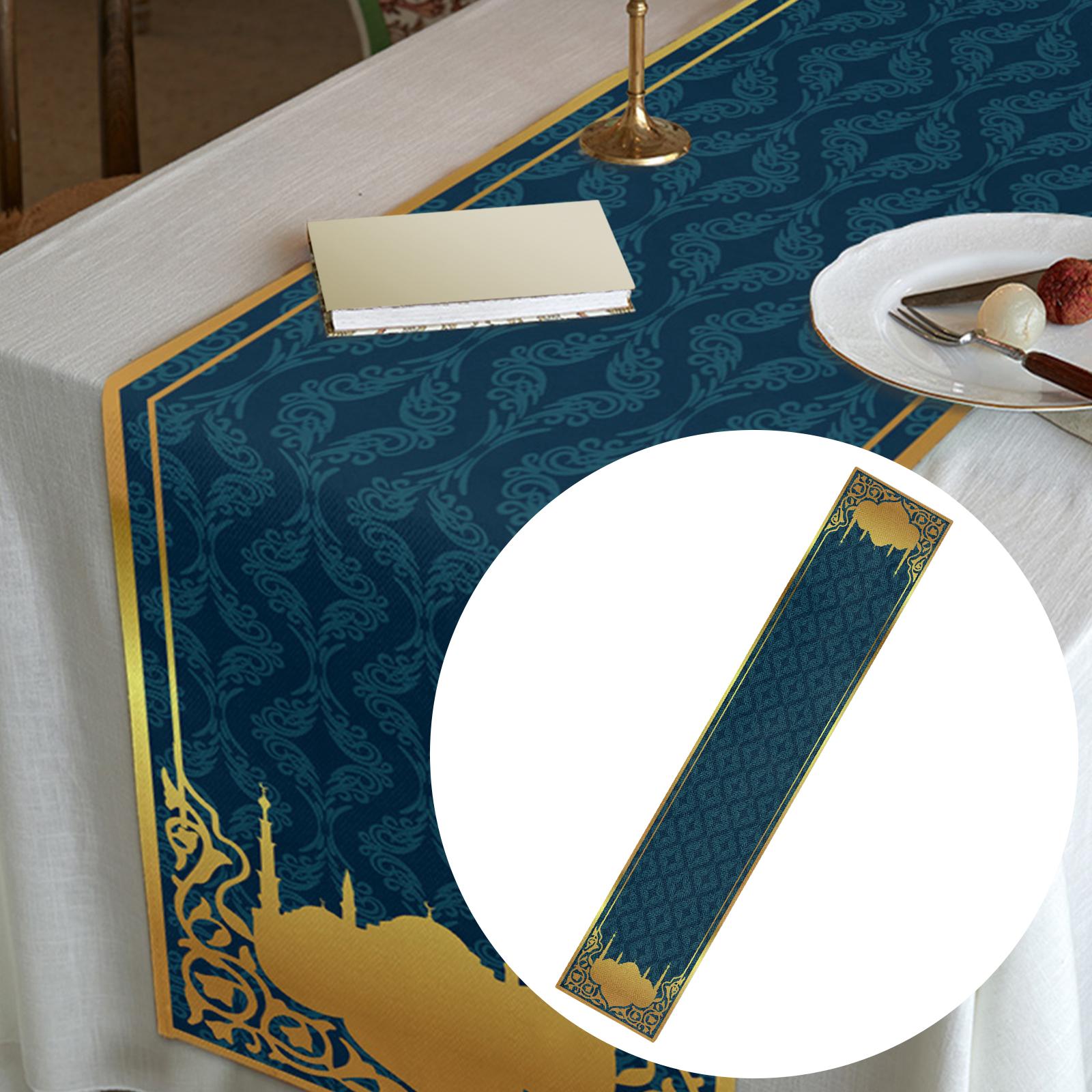 Eid Mubarak Tablecloth Party Table Covers Ramadan Party Decor A