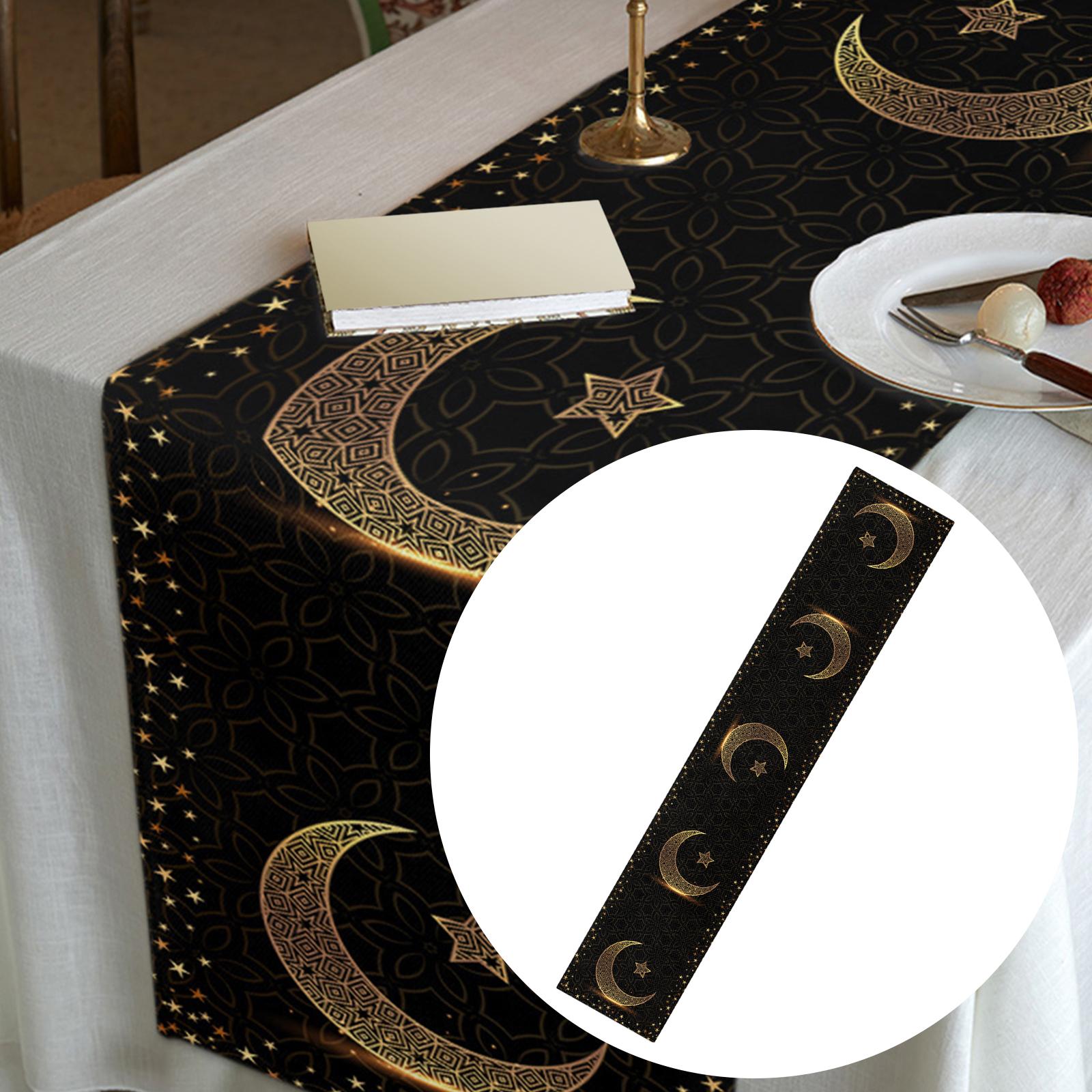 Eid Mubarak Tablecloth Party Table Covers Ramadan Party Decor E