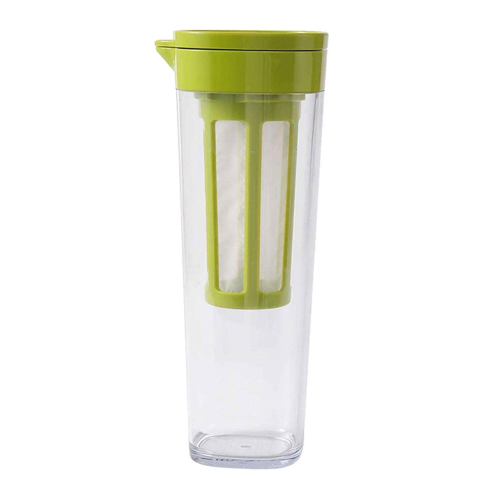 Beverage Water Jug Leak Free Fridge Teapot BPA Free for Cold Brew Iced Tea Green