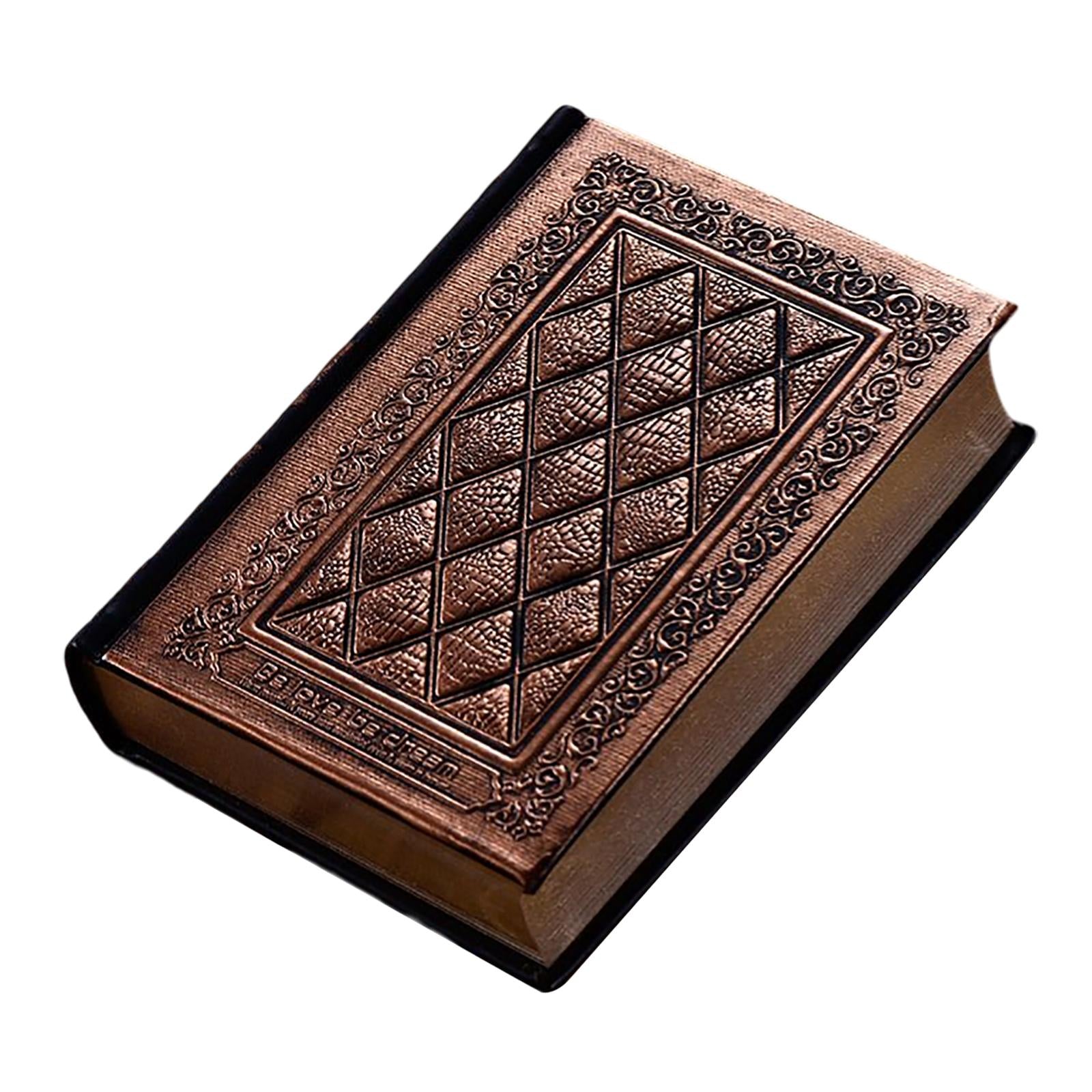 Notebook Scrapbook Thicken Blank Sketchbook Retro for Sdudent Travel School Bronze
