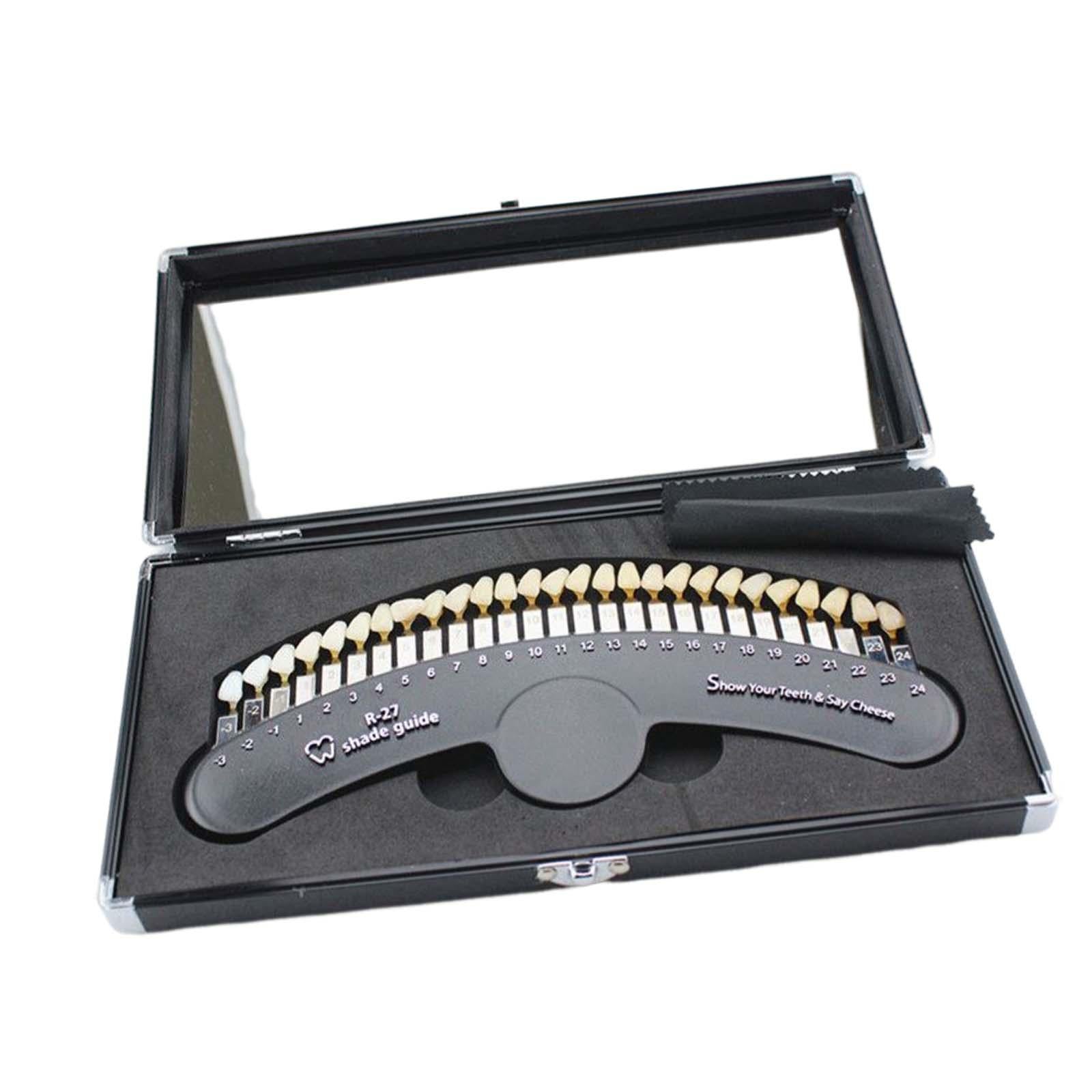 Teeth Shade Guide for Dentist Tracking Teeth Whitening Course Oral Care R 27