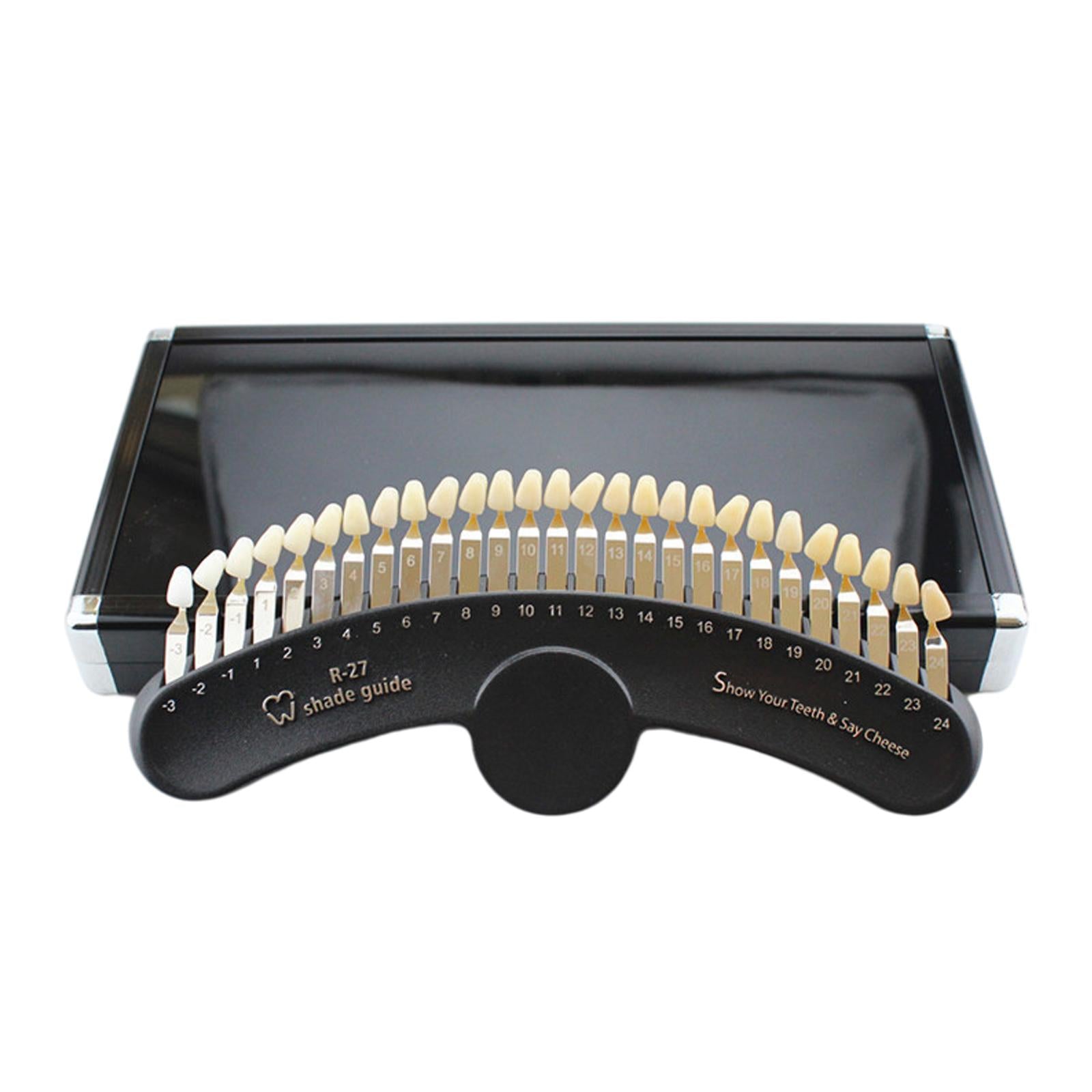 Teeth Shade Guide for Dentist Tracking Teeth Whitening Course Oral Care R 27