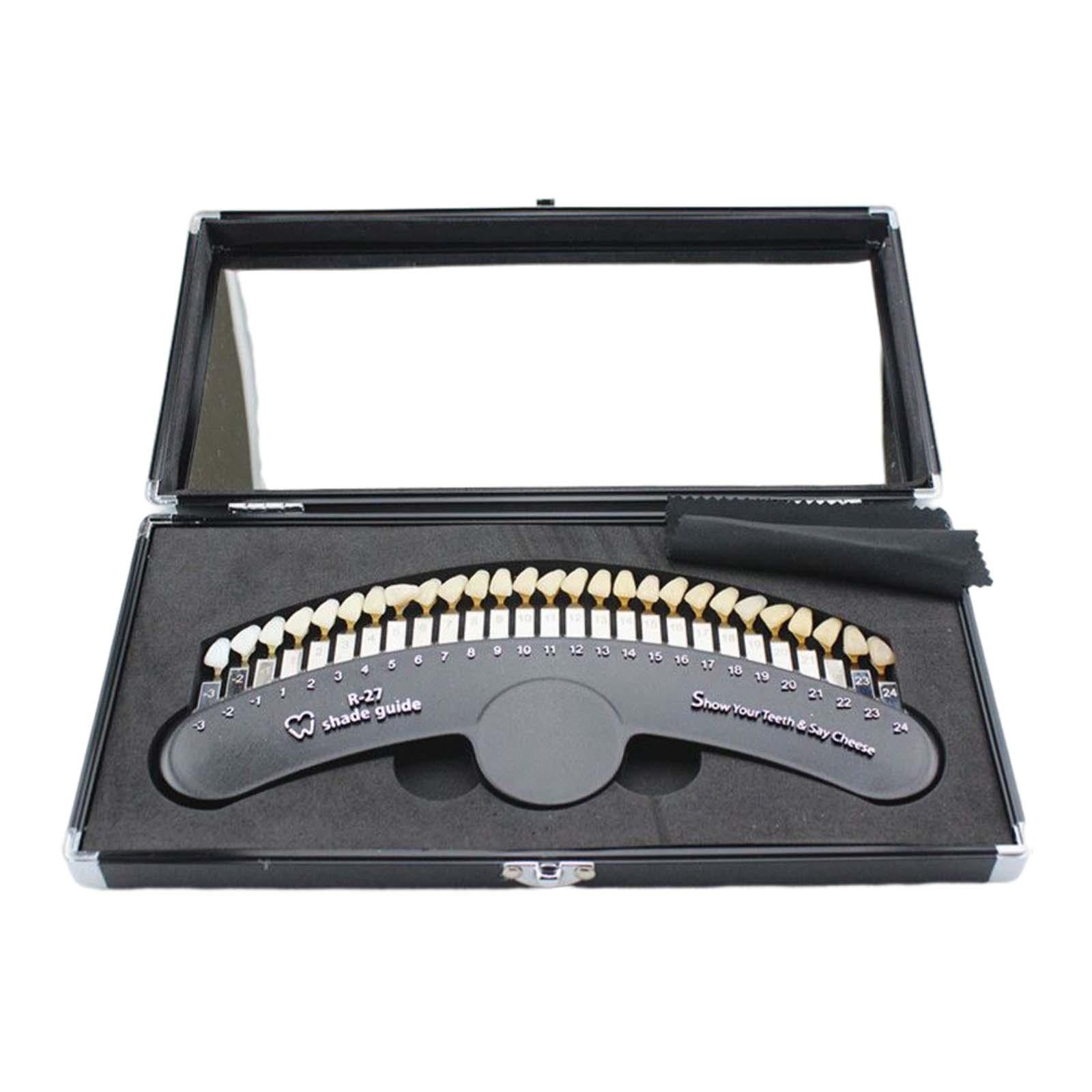 Teeth Shade Guide for Dentist Tracking Teeth Whitening Course Oral Care R 27