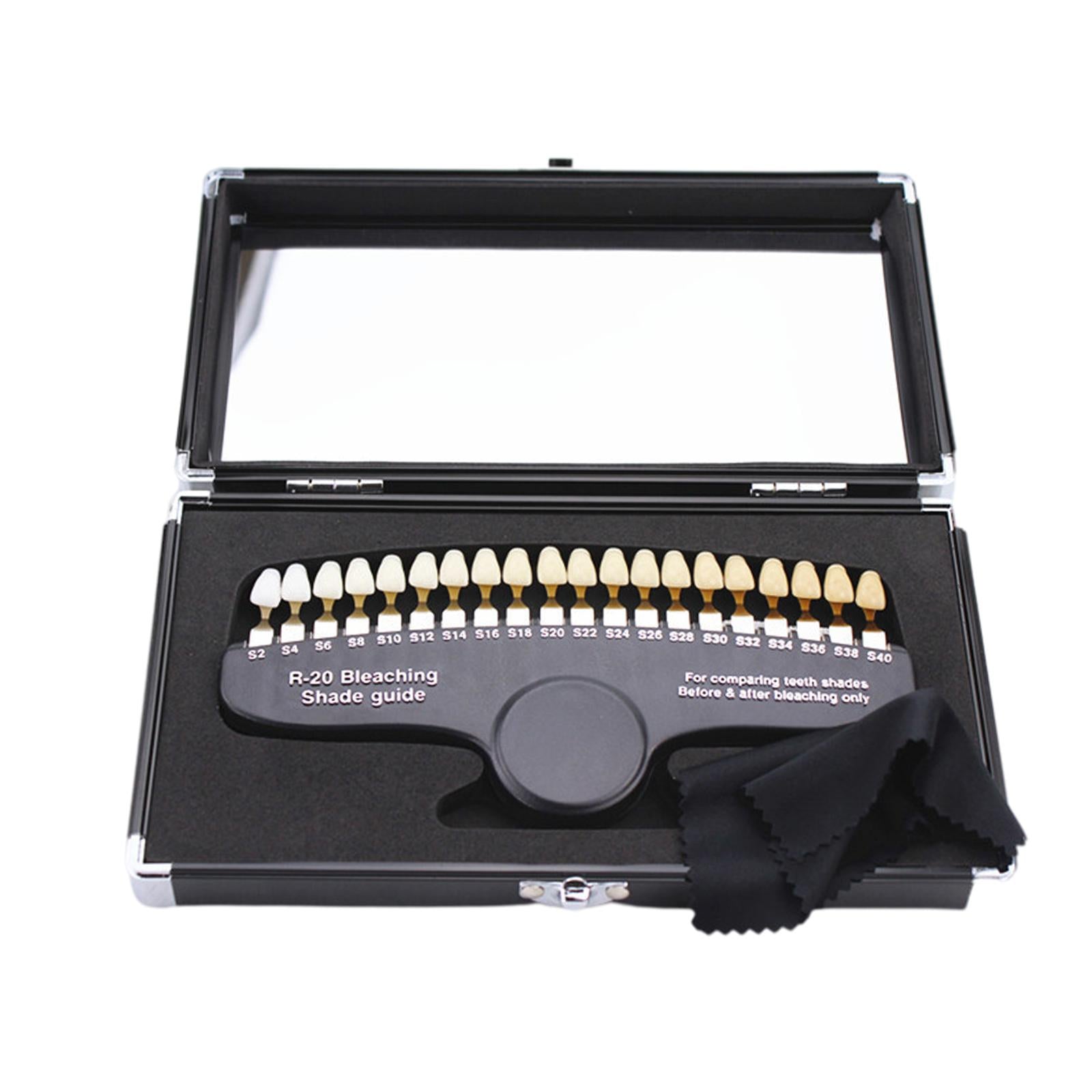 Teeth Shade Guide for Dentist Tracking Teeth Whitening Course Oral Care R 20