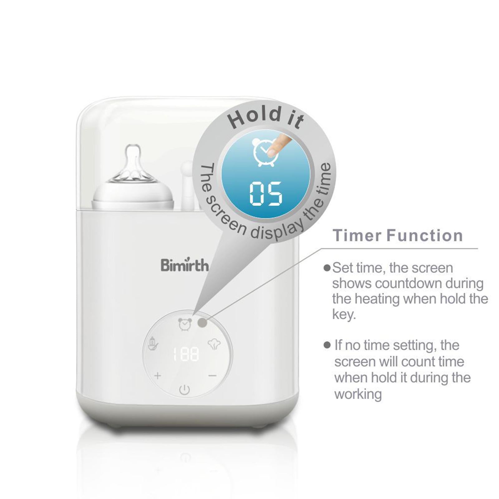 Baby Bottle Warmer with Timer Function for Double Milk Bottle US