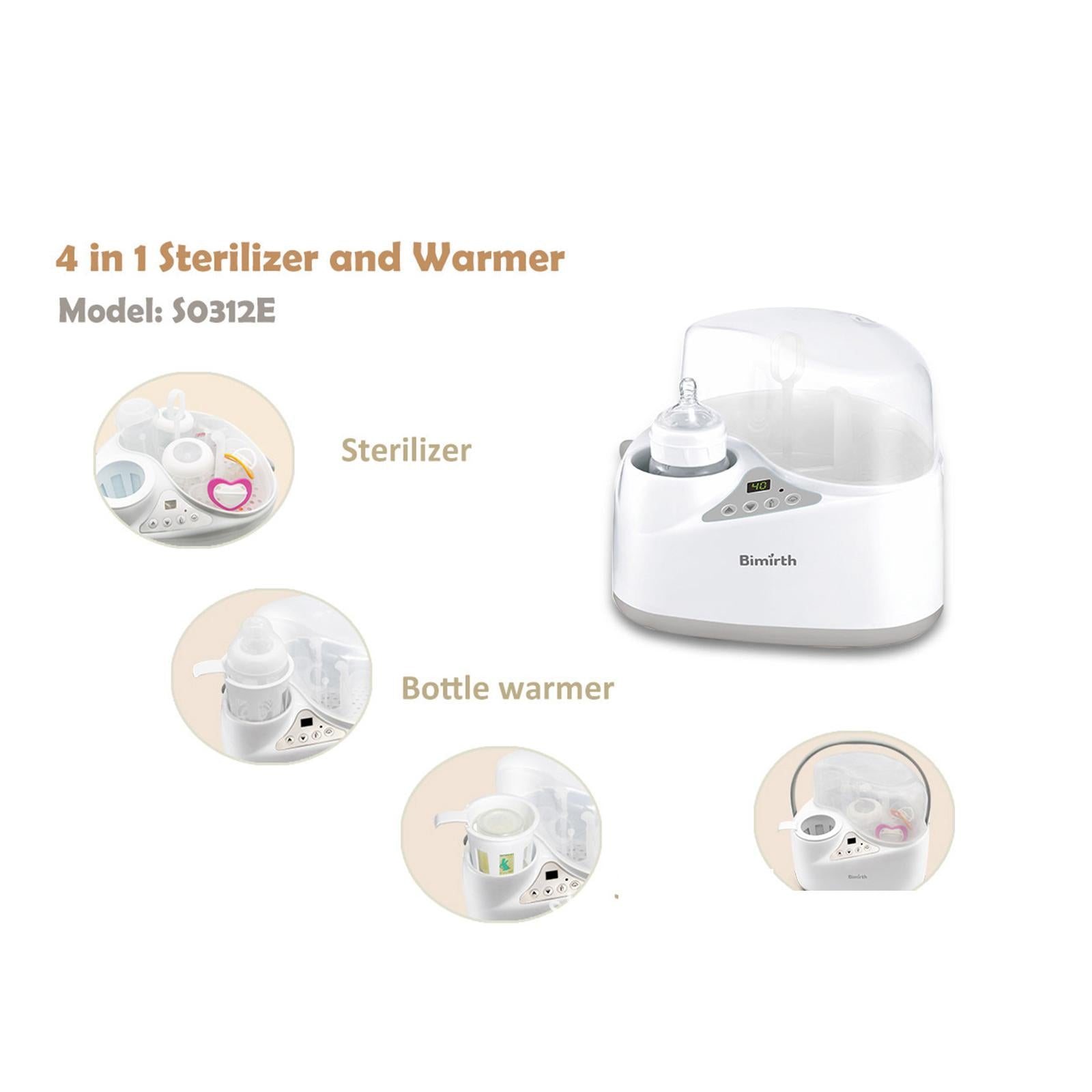 4 in 1 Milk Bottle Warmer Accurate Temperature Control for Formula
