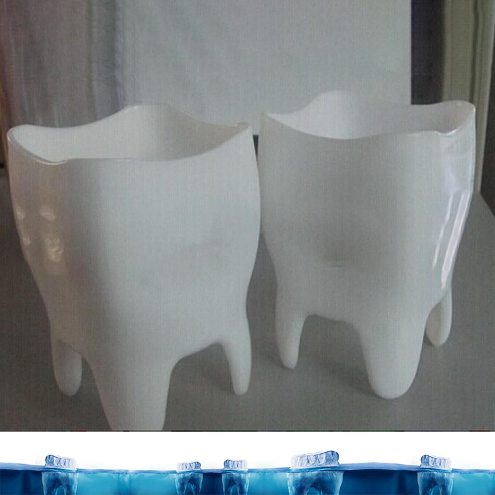 4x1x Dental Tooth Shaped Novelty Gift ABS Coffee Cup for Home Restaurant