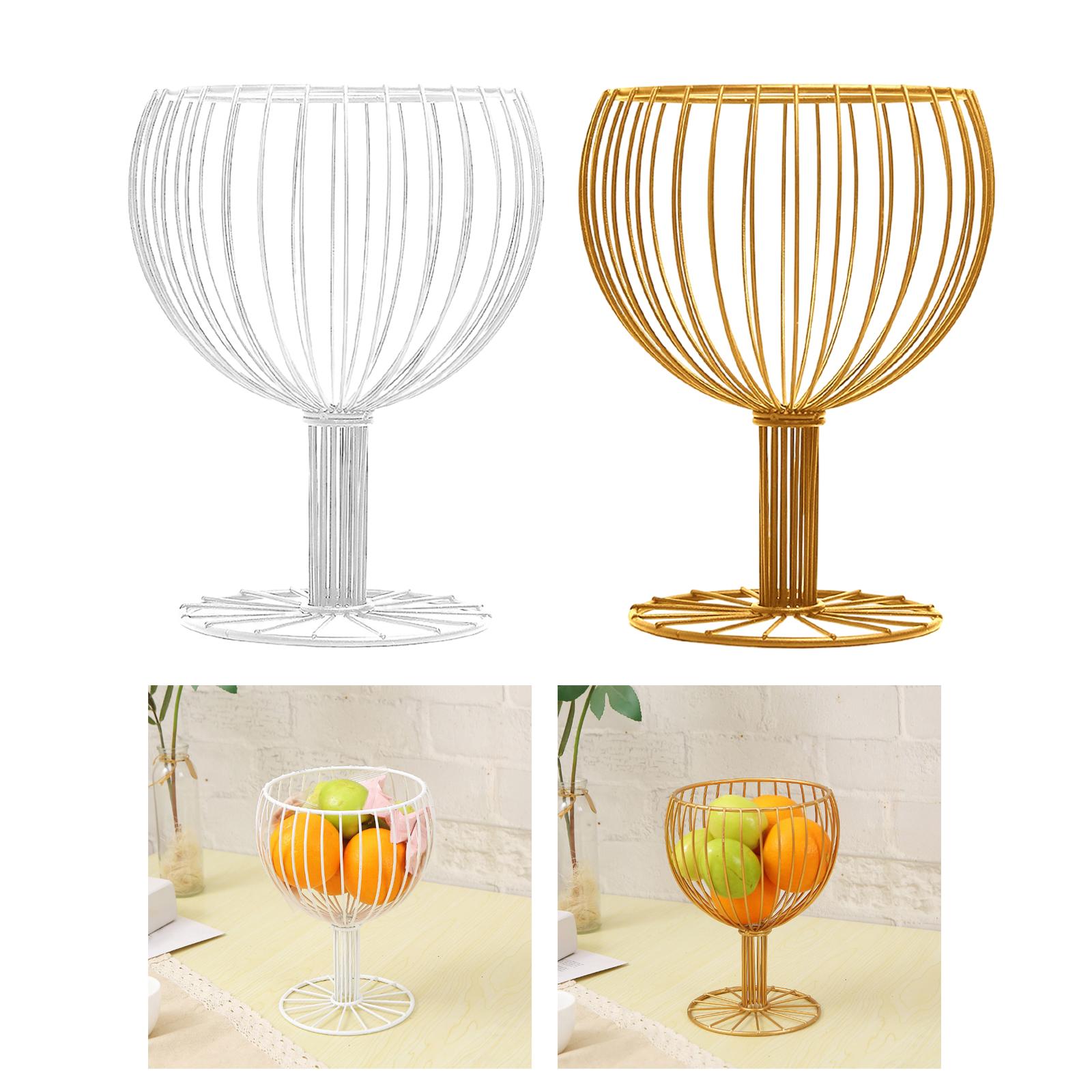 Fruit Basket Minimalist Style Coffee Capsule Organizer Serving Bowl for Home White