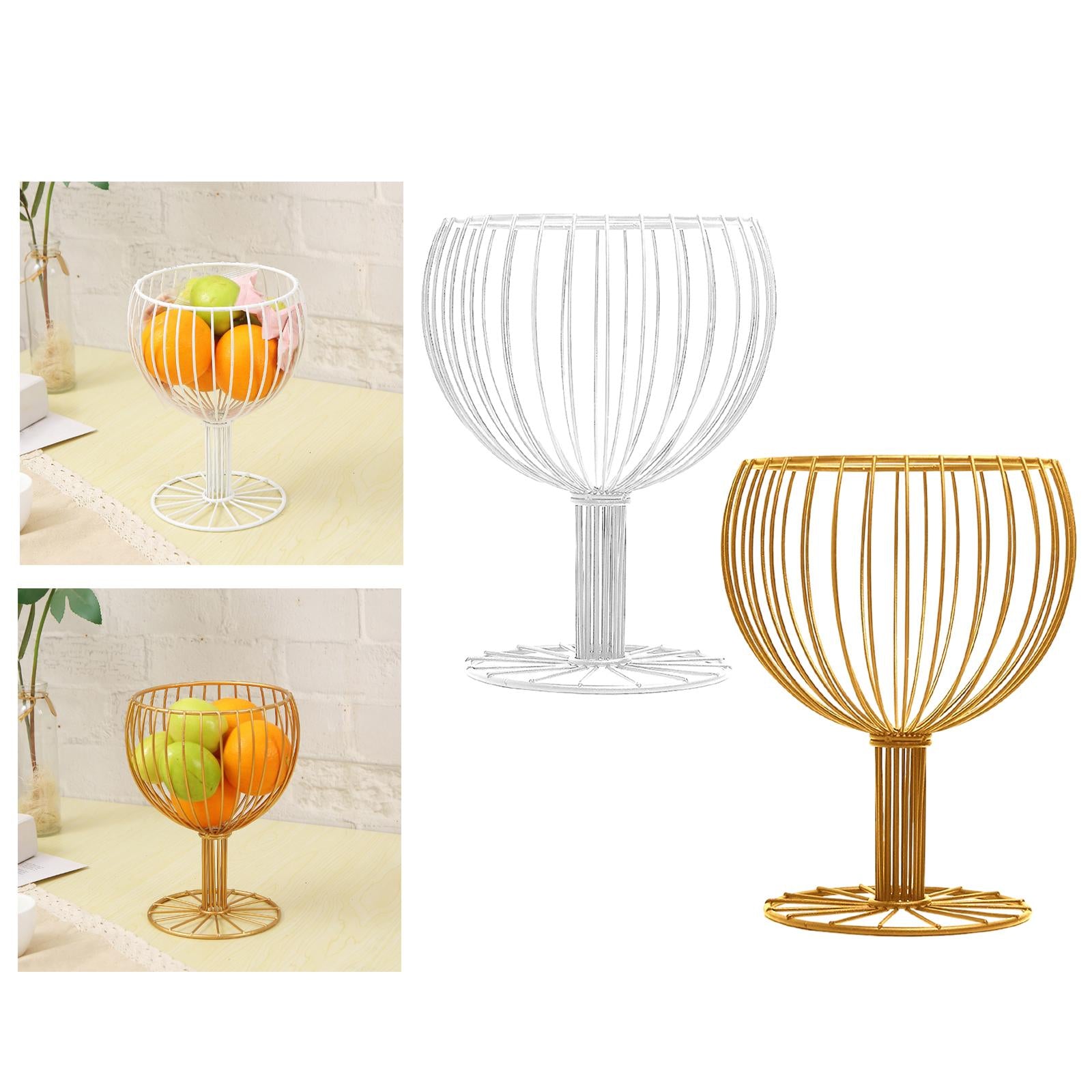 Fruit Basket Minimalist Style Coffee Capsule Organizer Serving Bowl for Home White