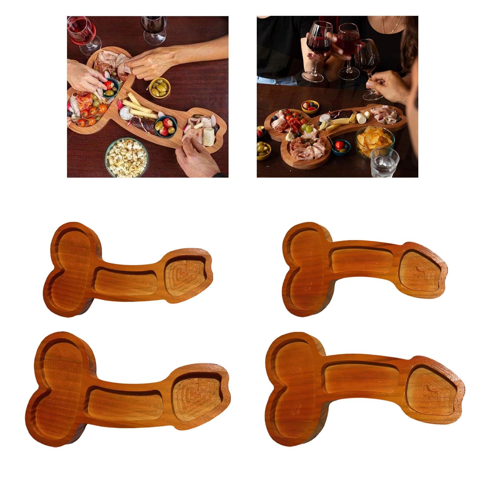 Aperitif Board Wooden Cheese Board Platter Serving Tray Left S