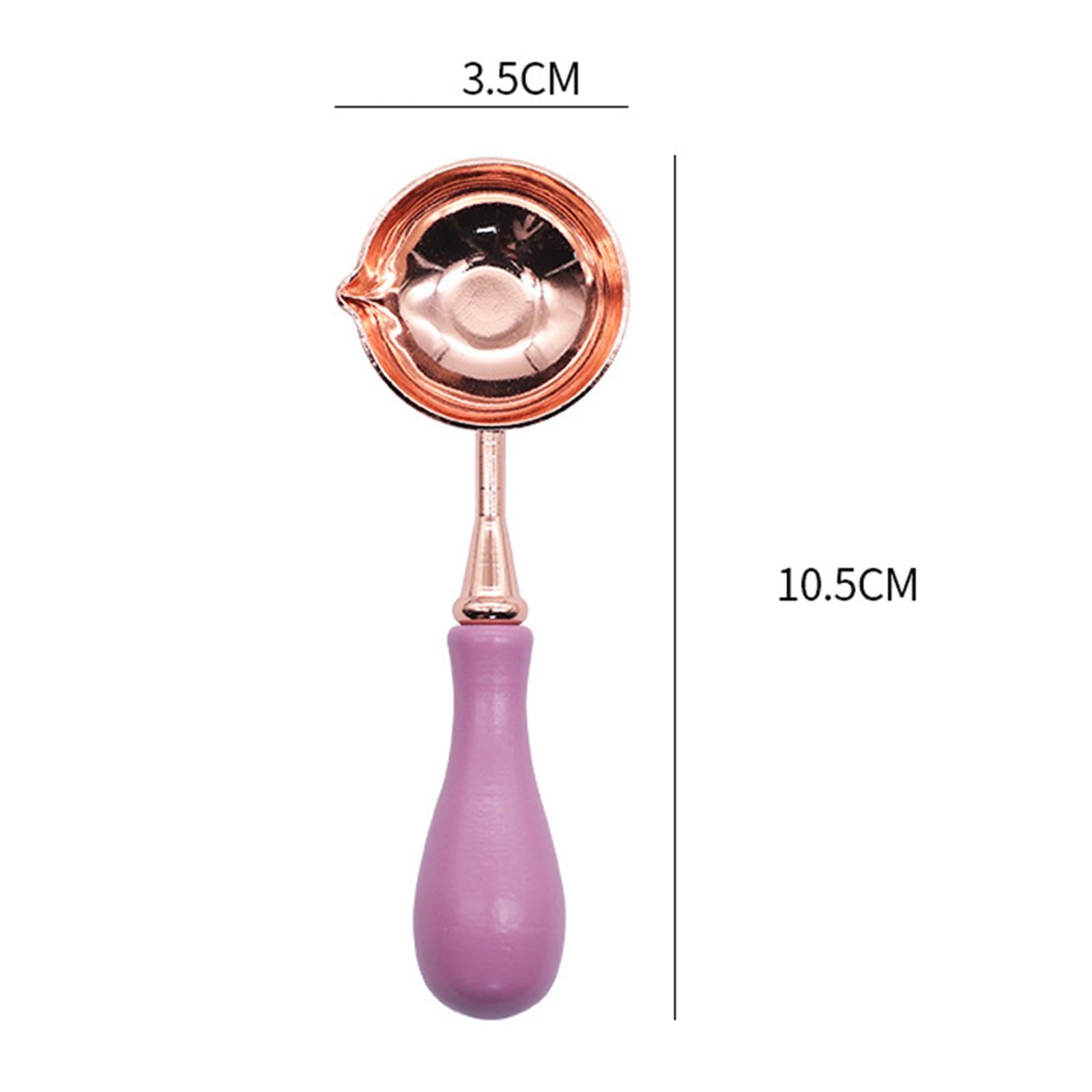 Wax Seal Stamp Melting Spoon Seal Stamp Spoon for Sealing Wax Pink