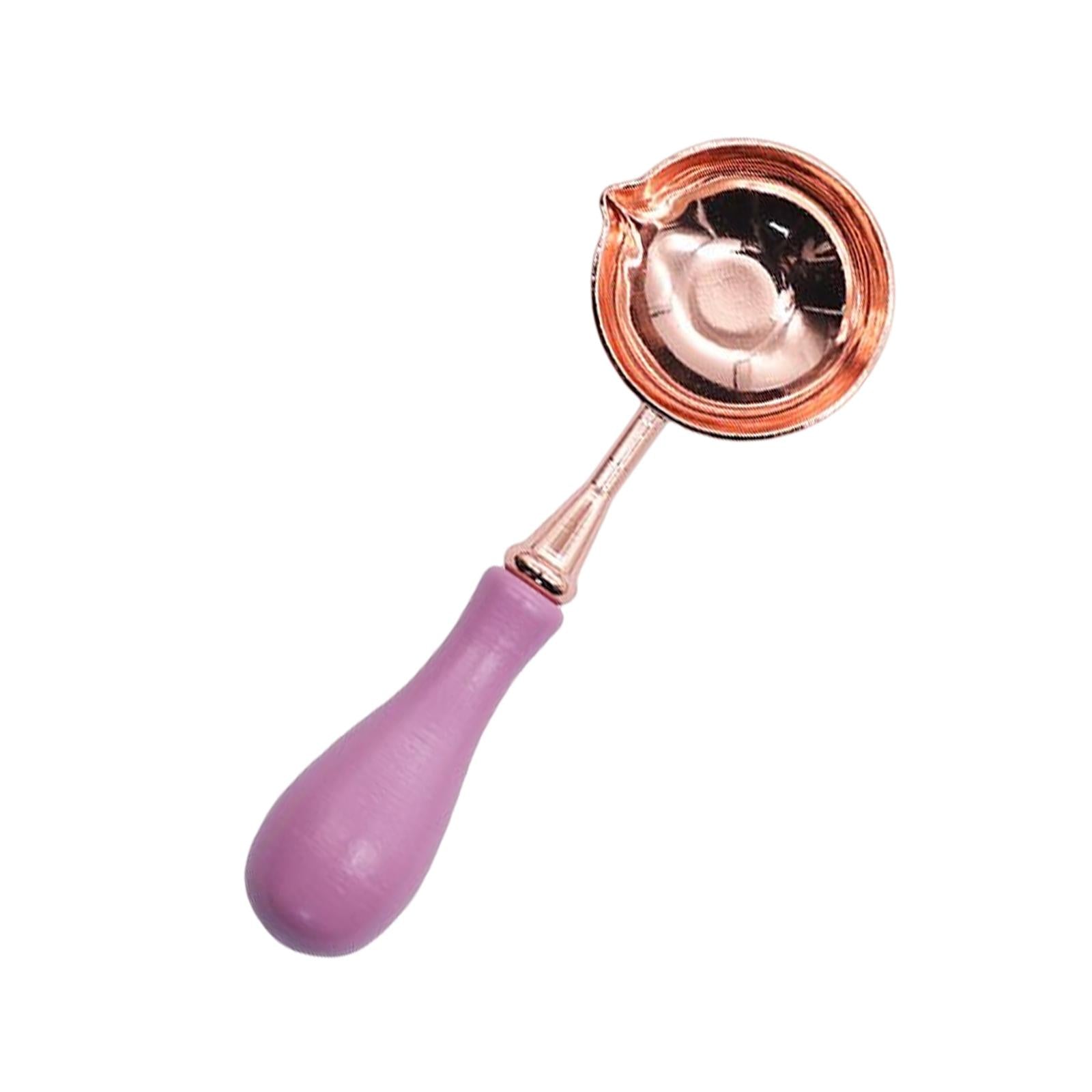 Wax Seal Stamp Melting Spoon Seal Stamp Spoon for Sealing Wax Pink