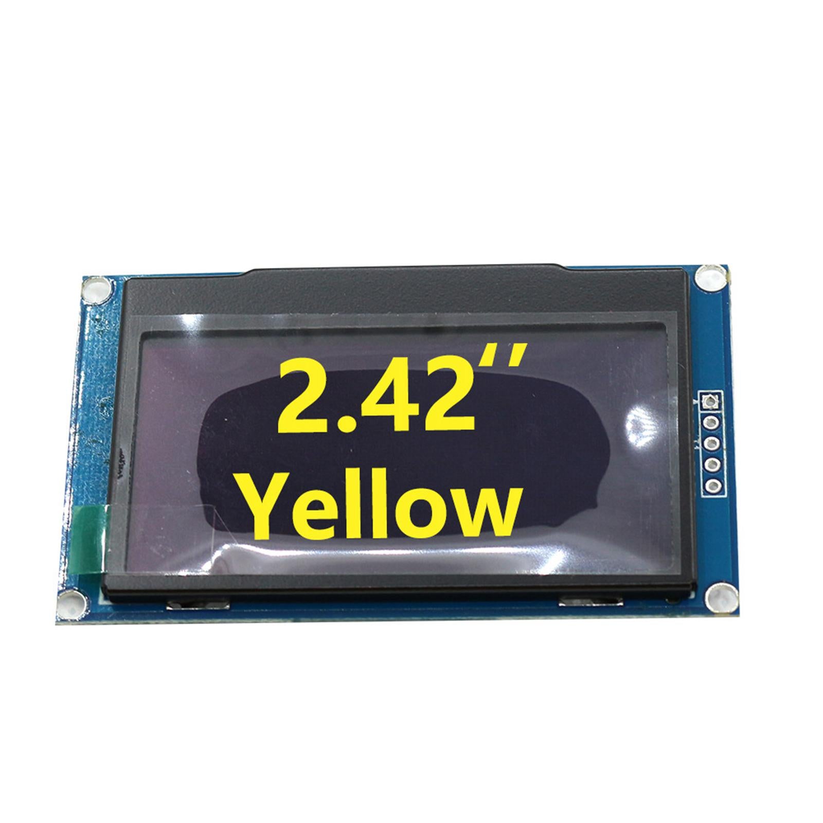 2.42" OLED LCD Display Module 4Pin 128x64 SSD1309 LCD Screen Yellow Light