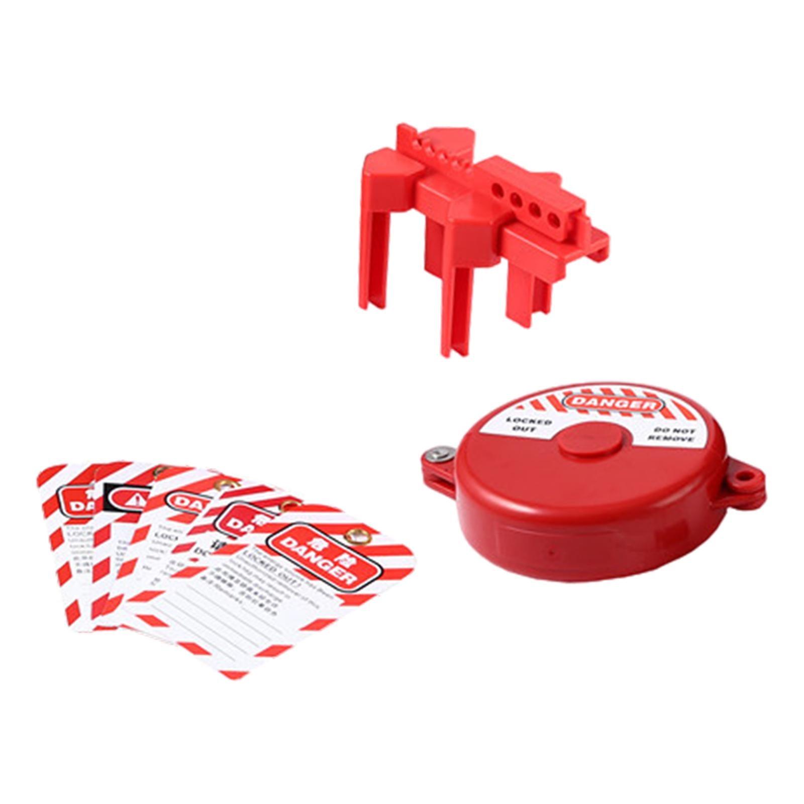 Lockout Tagout Kit Nylon Ties and Carrying Bag Tagout Tags Plug Lockout B