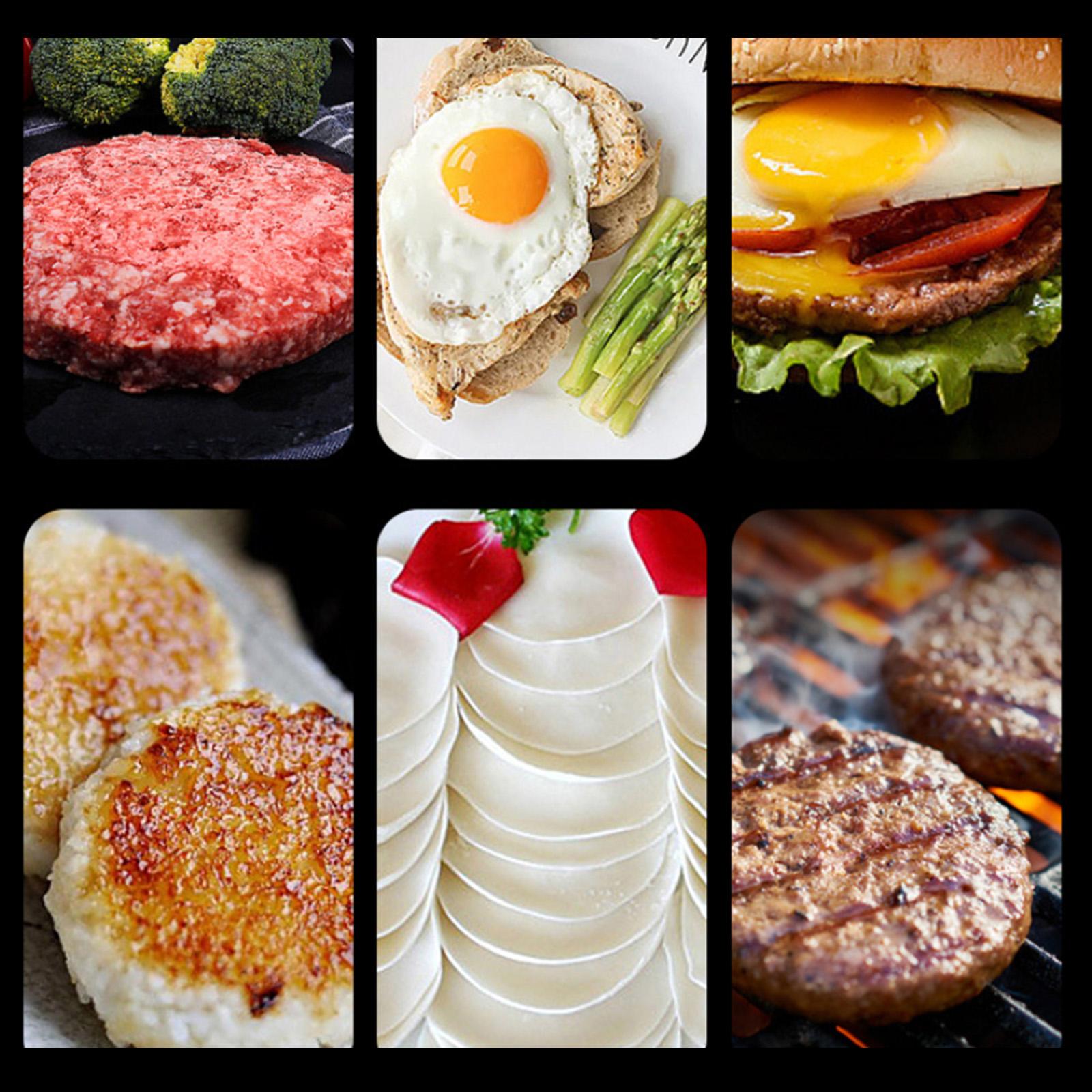 304 Stainless Steel Burger Press Meat Beef Burger Bacon Grill Press