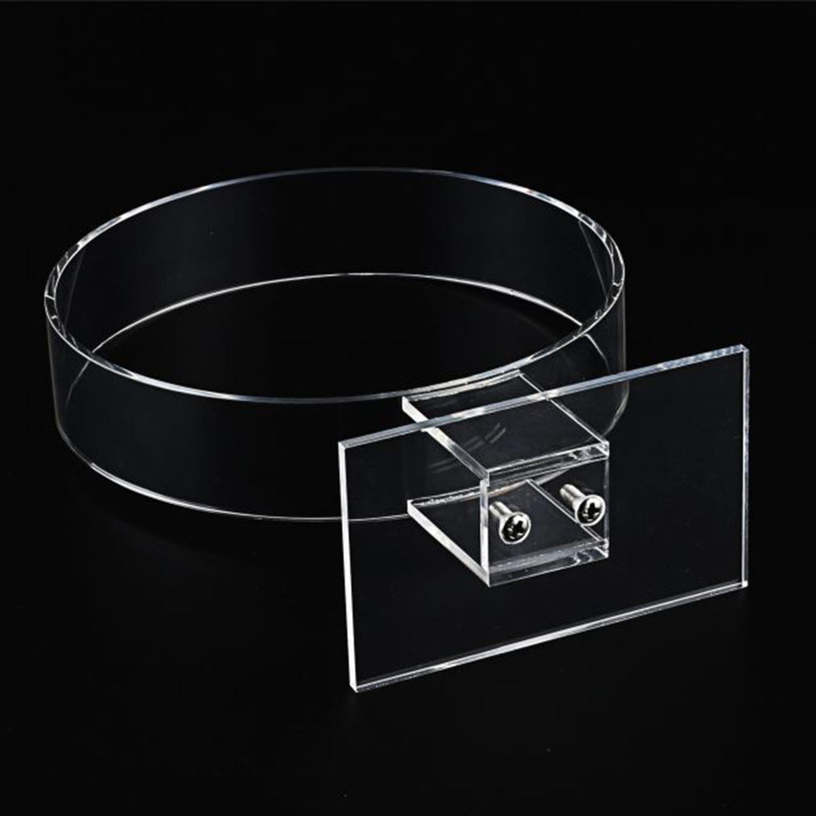 2x Headband Display Stand Gifts Acrylic for Retail Store Women Transparent