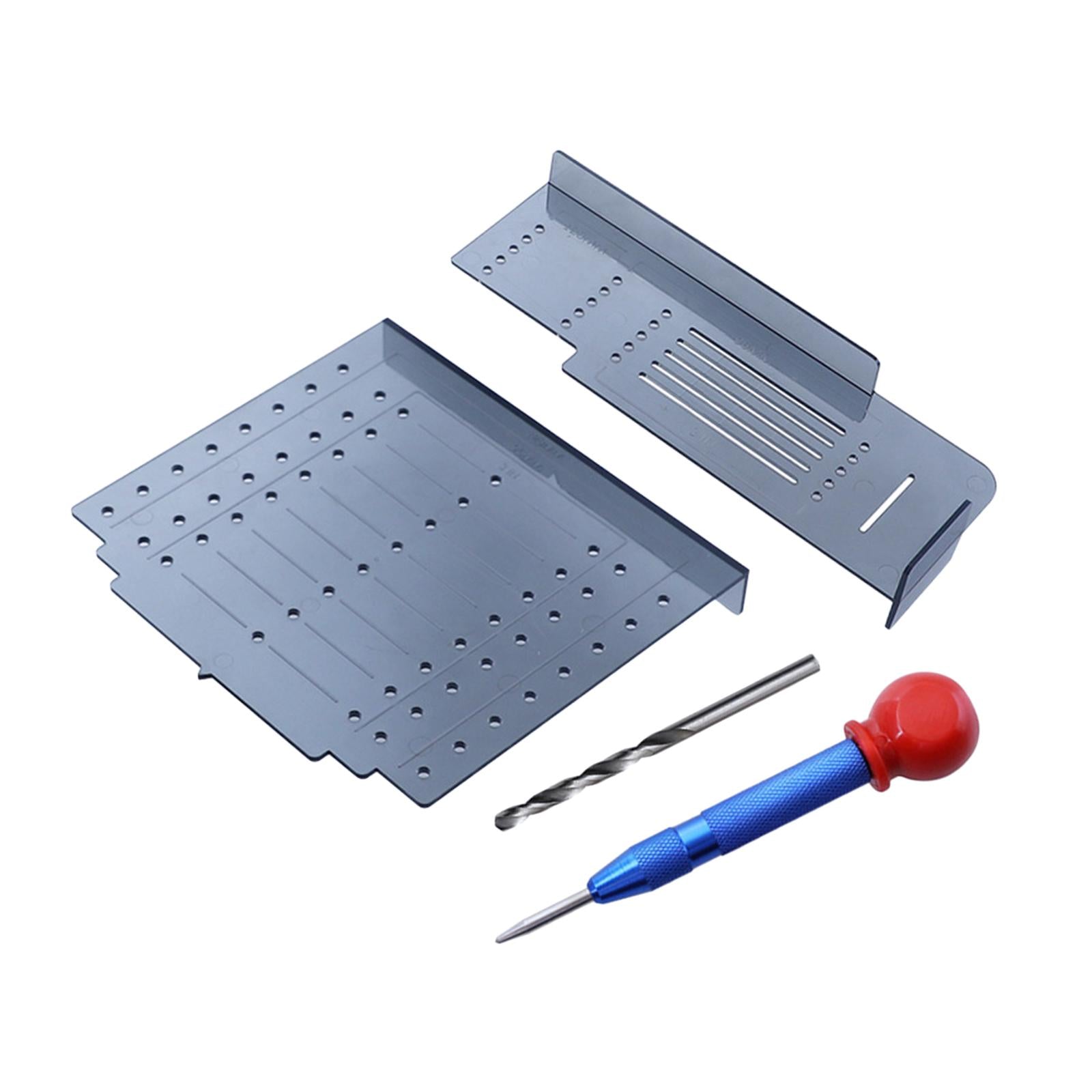 Drawer and Cabinet Handle Template Drill Template 2pcs and drill punch