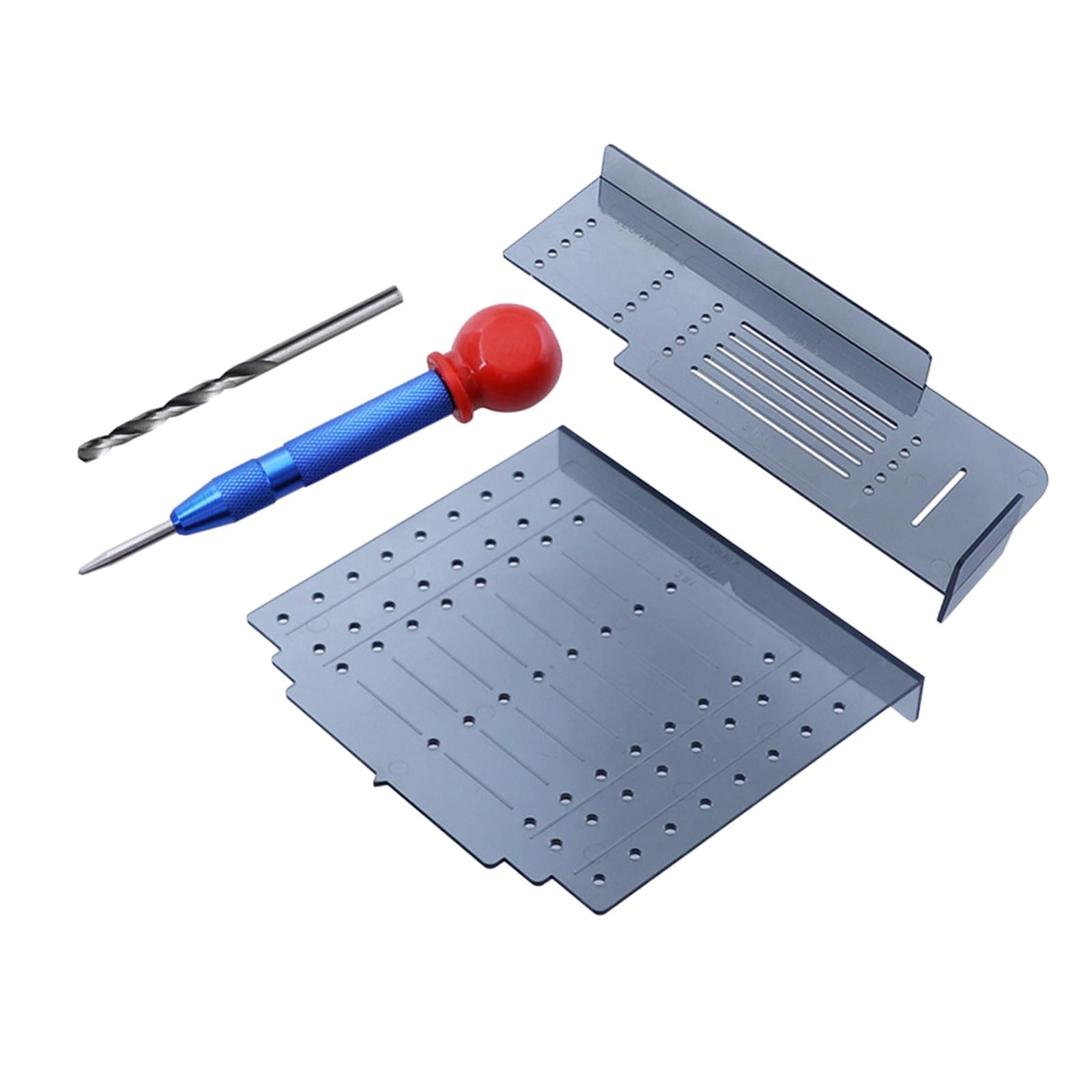 Drawer and Cabinet Handle Template Drill Template 2pcs and drill punch
