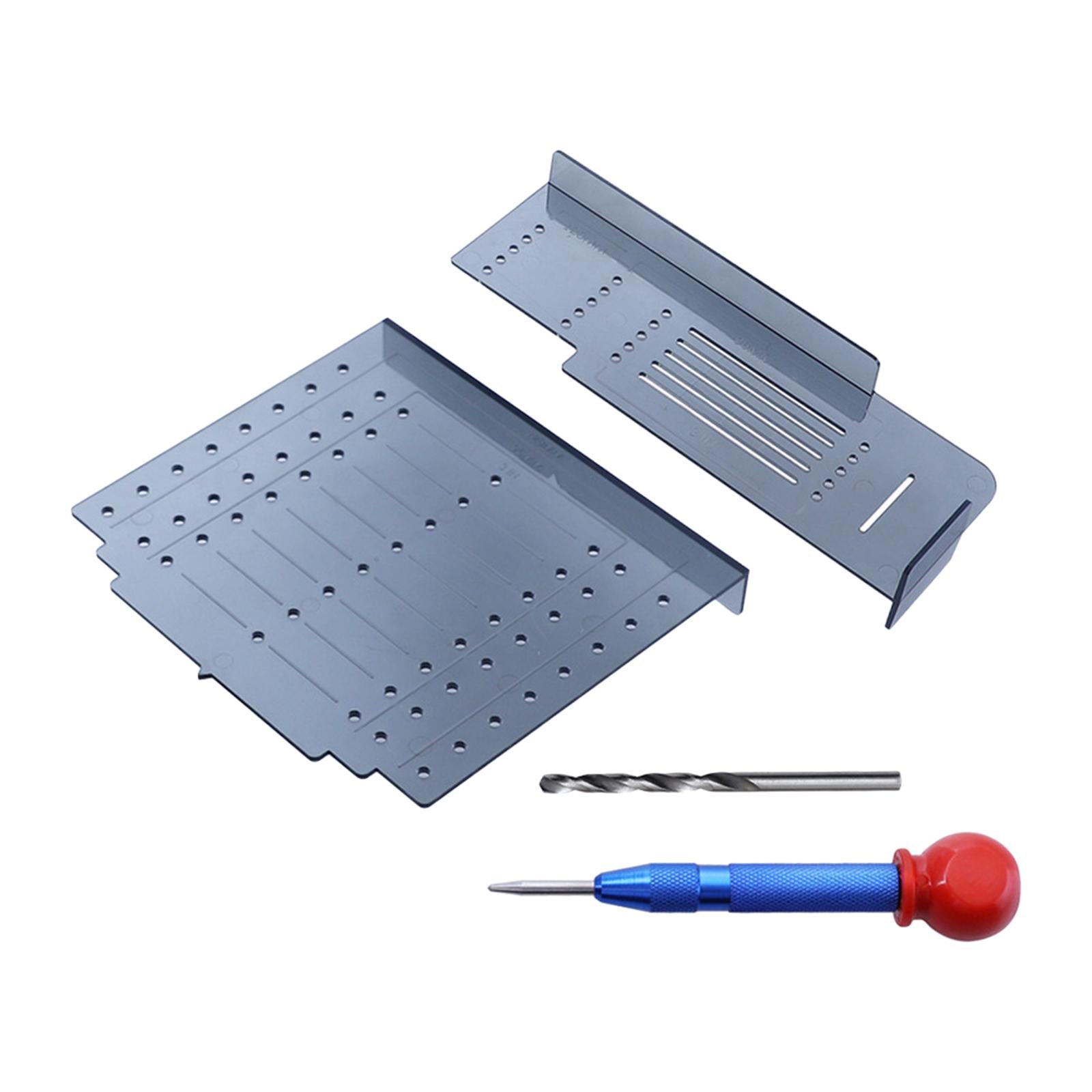 Drawer and Cabinet Handle Template Drill Template 2pcs and drill punch
