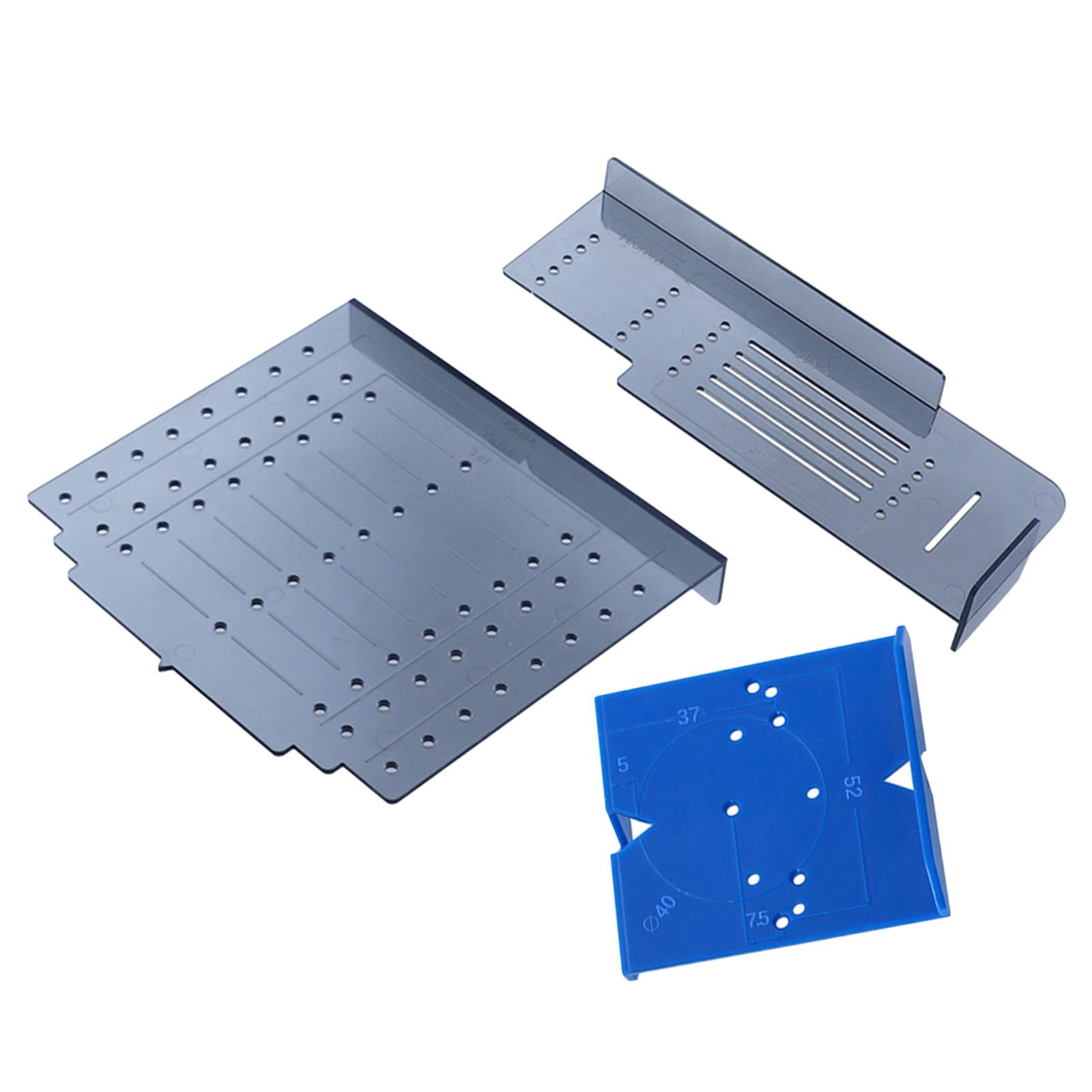 Drawer and Cabinet Handle Template Drill Template 2pcs with ruler