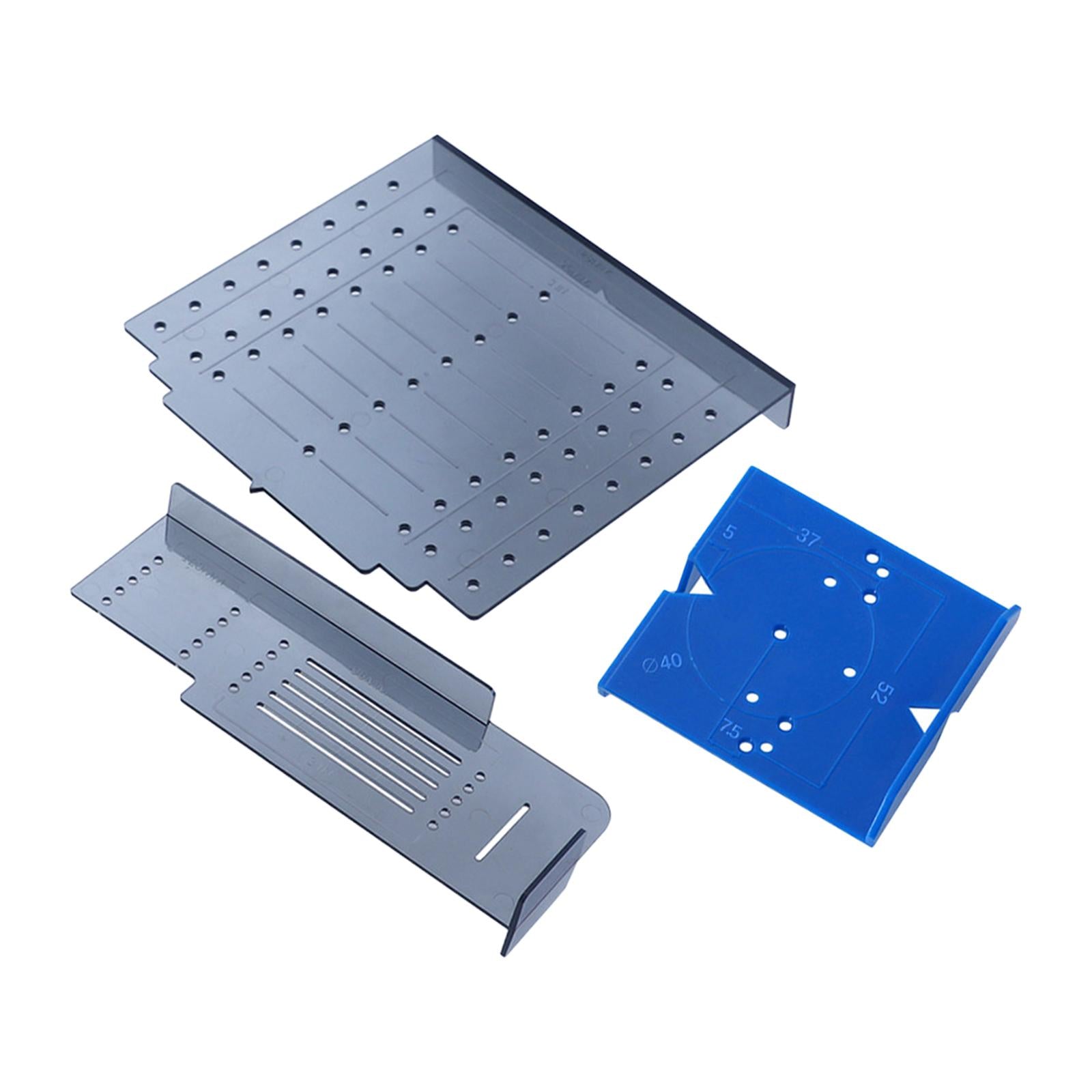 Drawer and Cabinet Handle Template Drill Template 2pcs with ruler