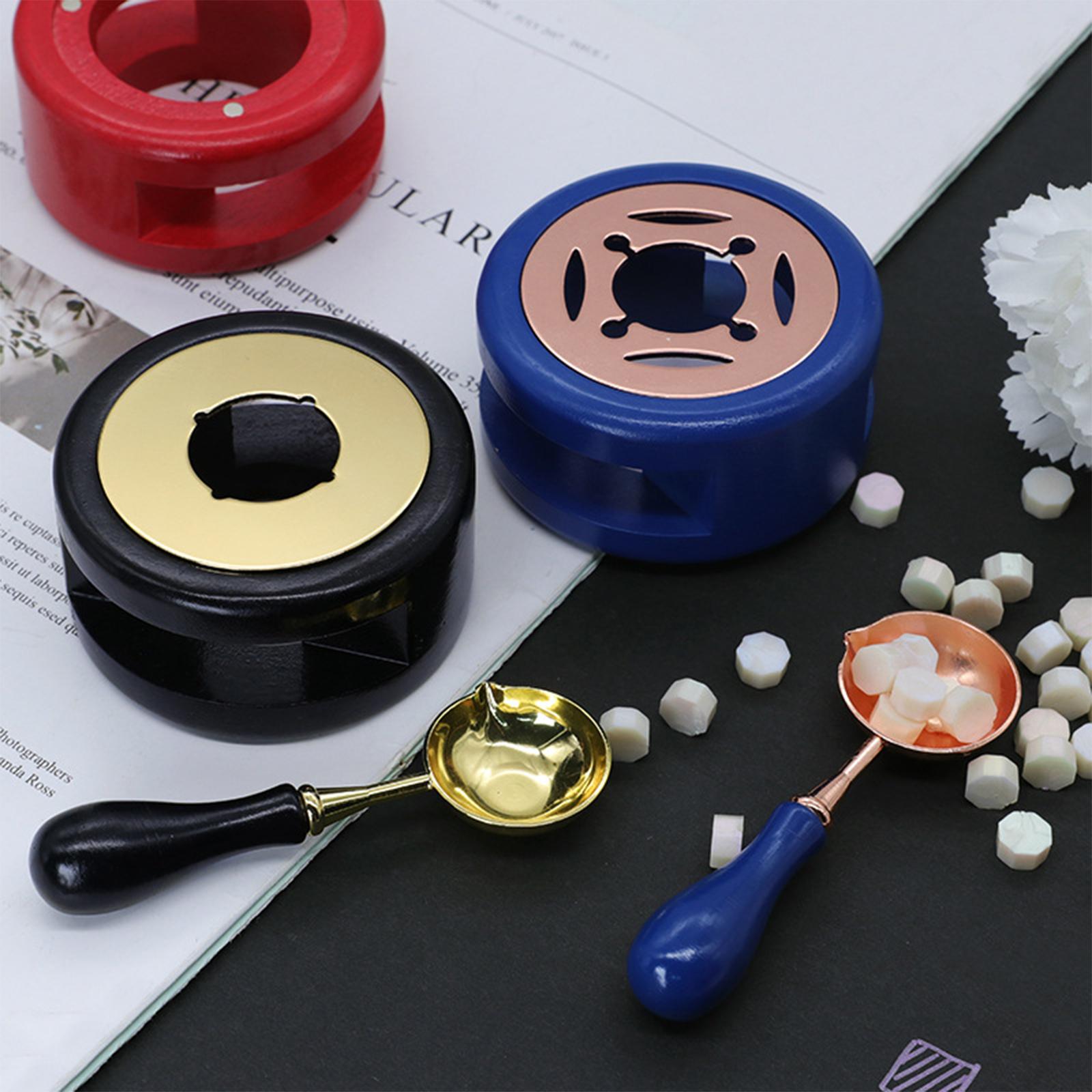 Seal Wax Melting Furnace Tool Wax Seal Spoon Holder for Envelope Red