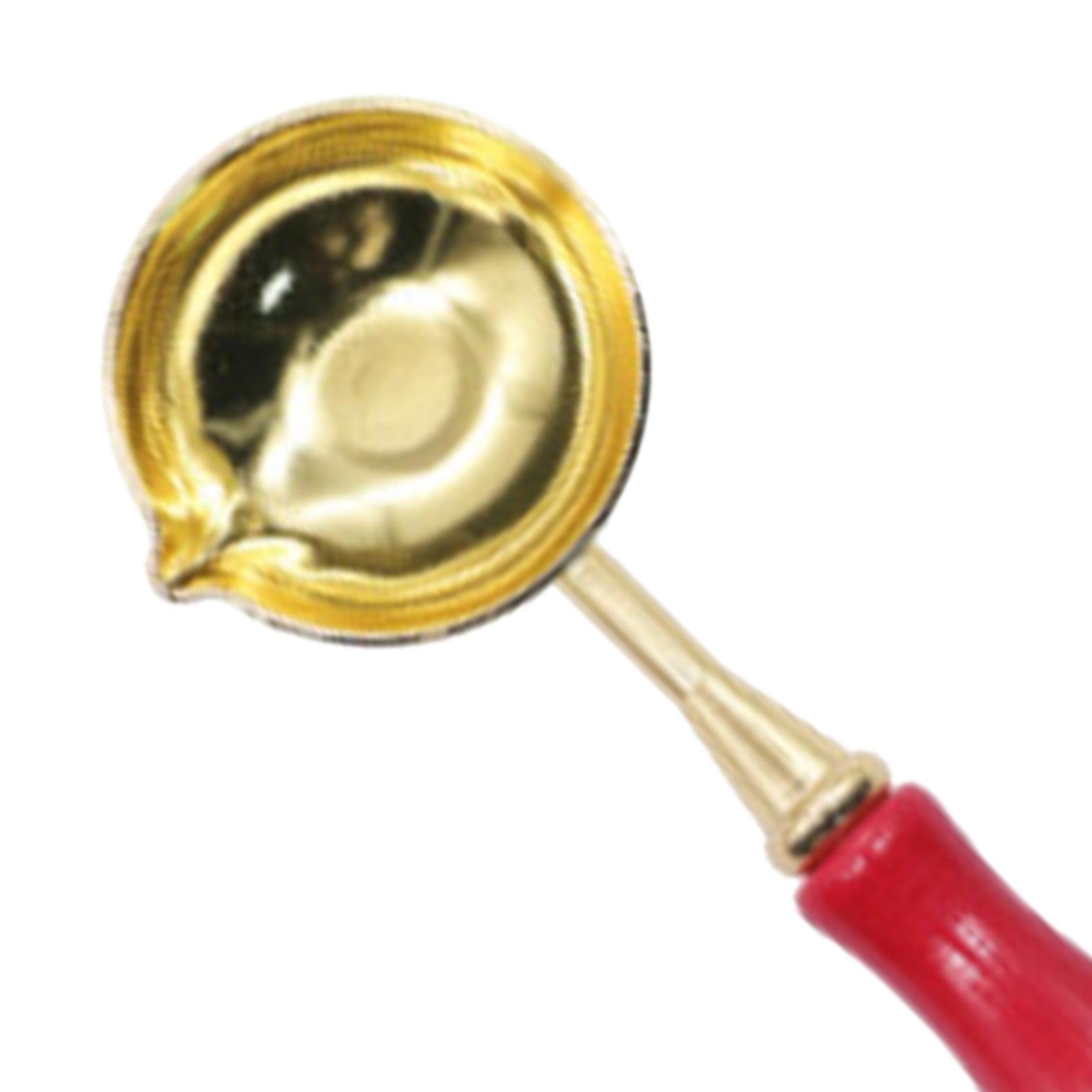 Seal Wax Melting Furnace Tool Wax Seal Spoon Holder for Envelope Red