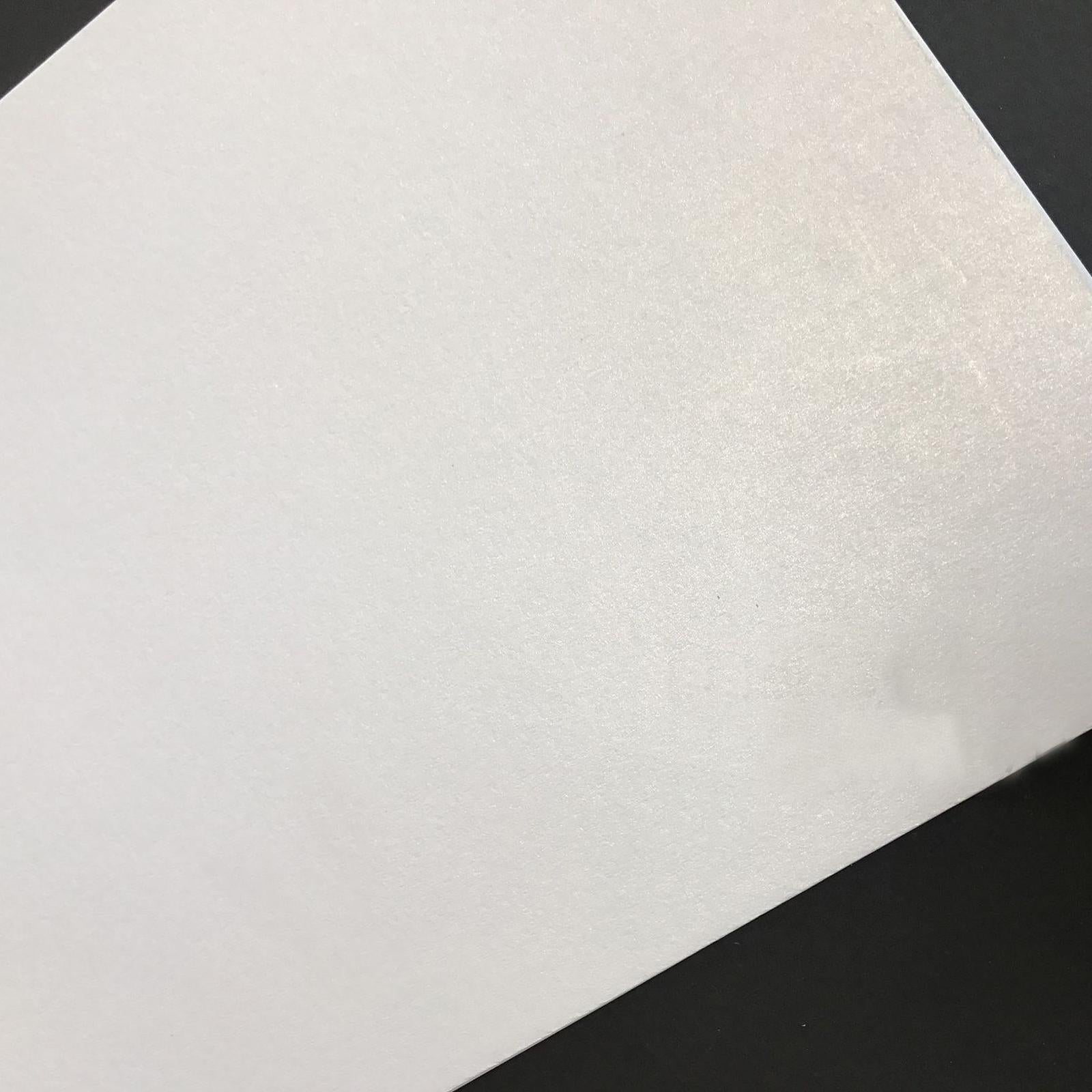 50 Sheets Pearlescent Shimmer A4 Double Sided Paper for Cardmaking & Crafts