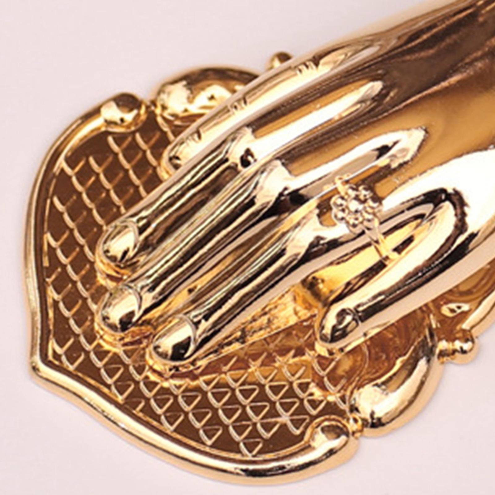 Noblewoman Hand Clip Utility Handmade Craft Gold Letter for Invoices Letters