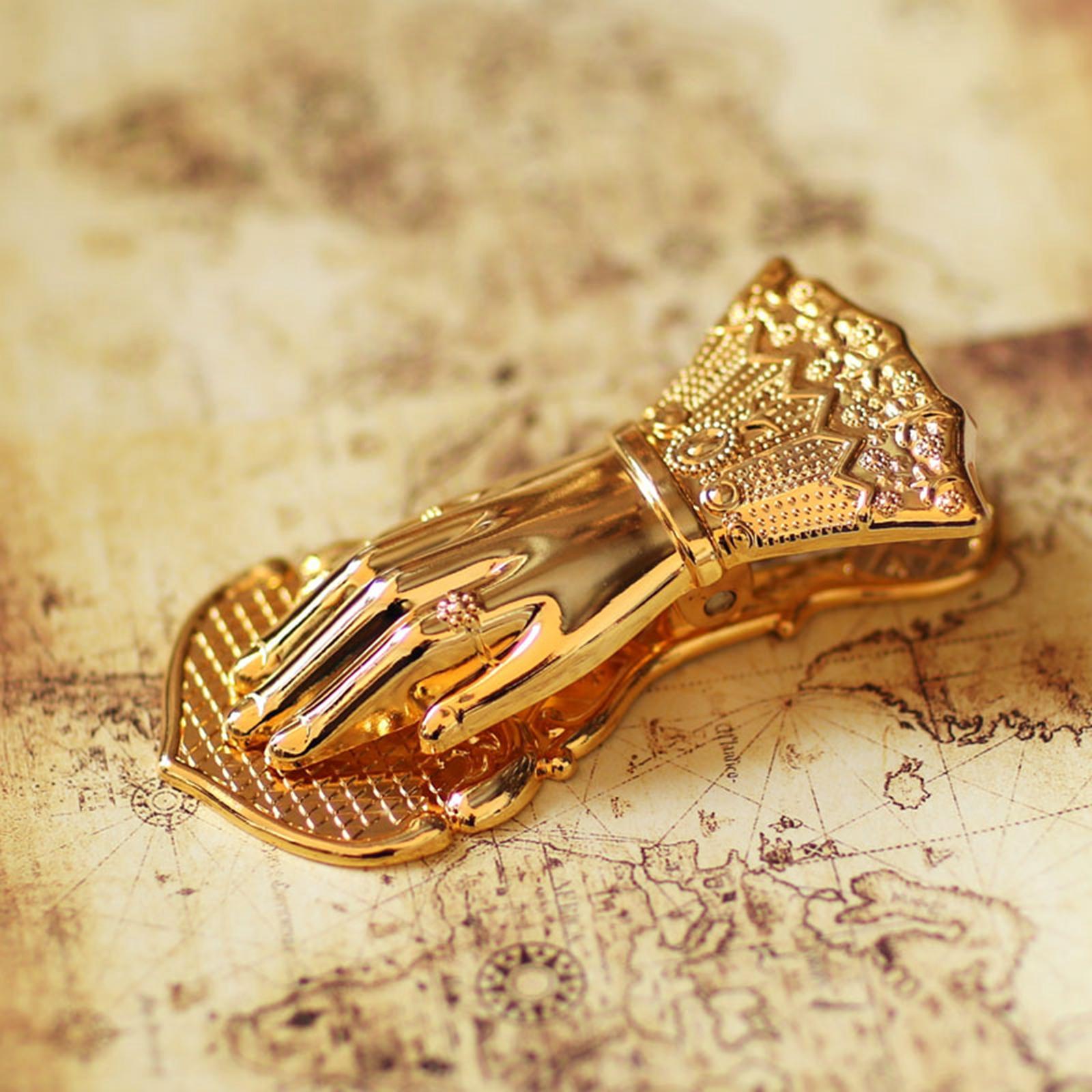 Noblewoman Hand Clip Utility Handmade Craft Gold Letter for Invoices Letters