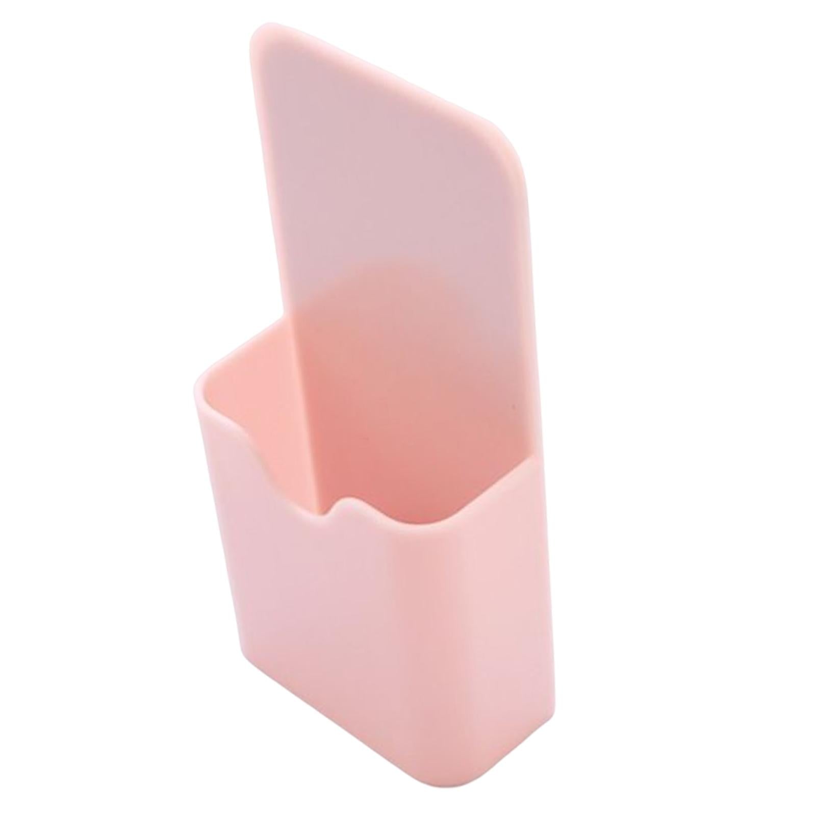 Elegant Magnetic Pen Marker Holder Refrigerator Storage Container Pink