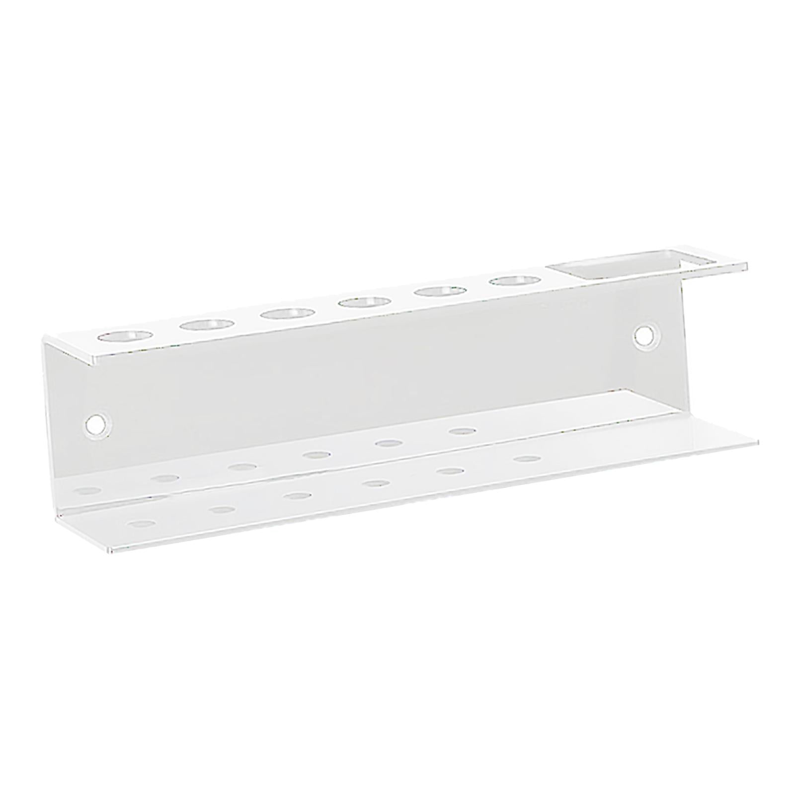 Acrylic Dry Erase Marker Holder 7 Slots for Whiteboard Supply School Locker