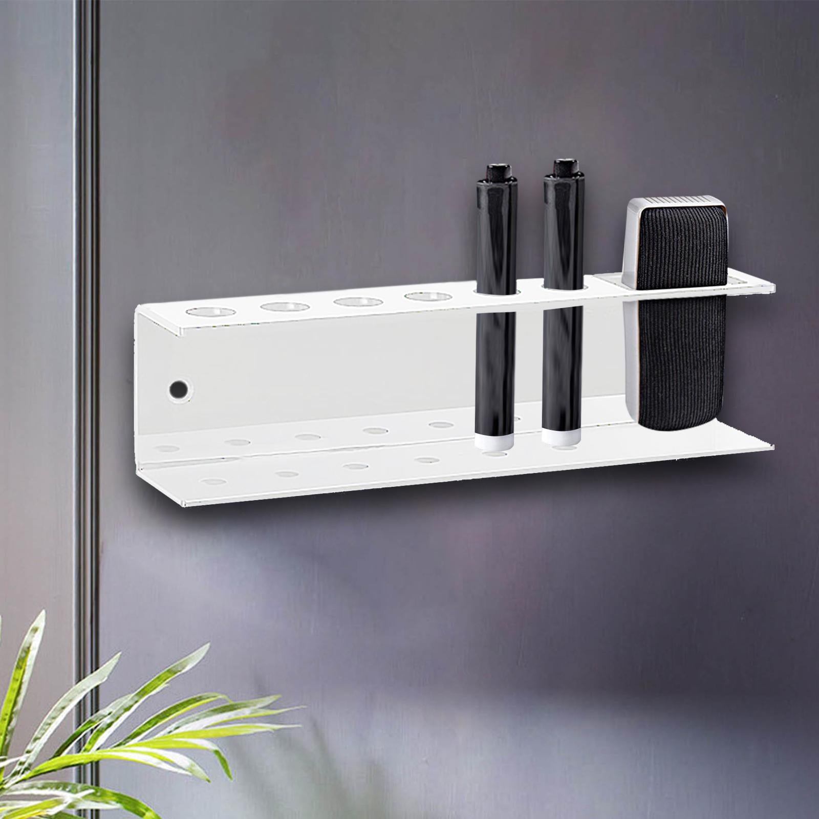 Acrylic Dry Erase Marker Holder 7 Slots for Whiteboard Supply School Locker