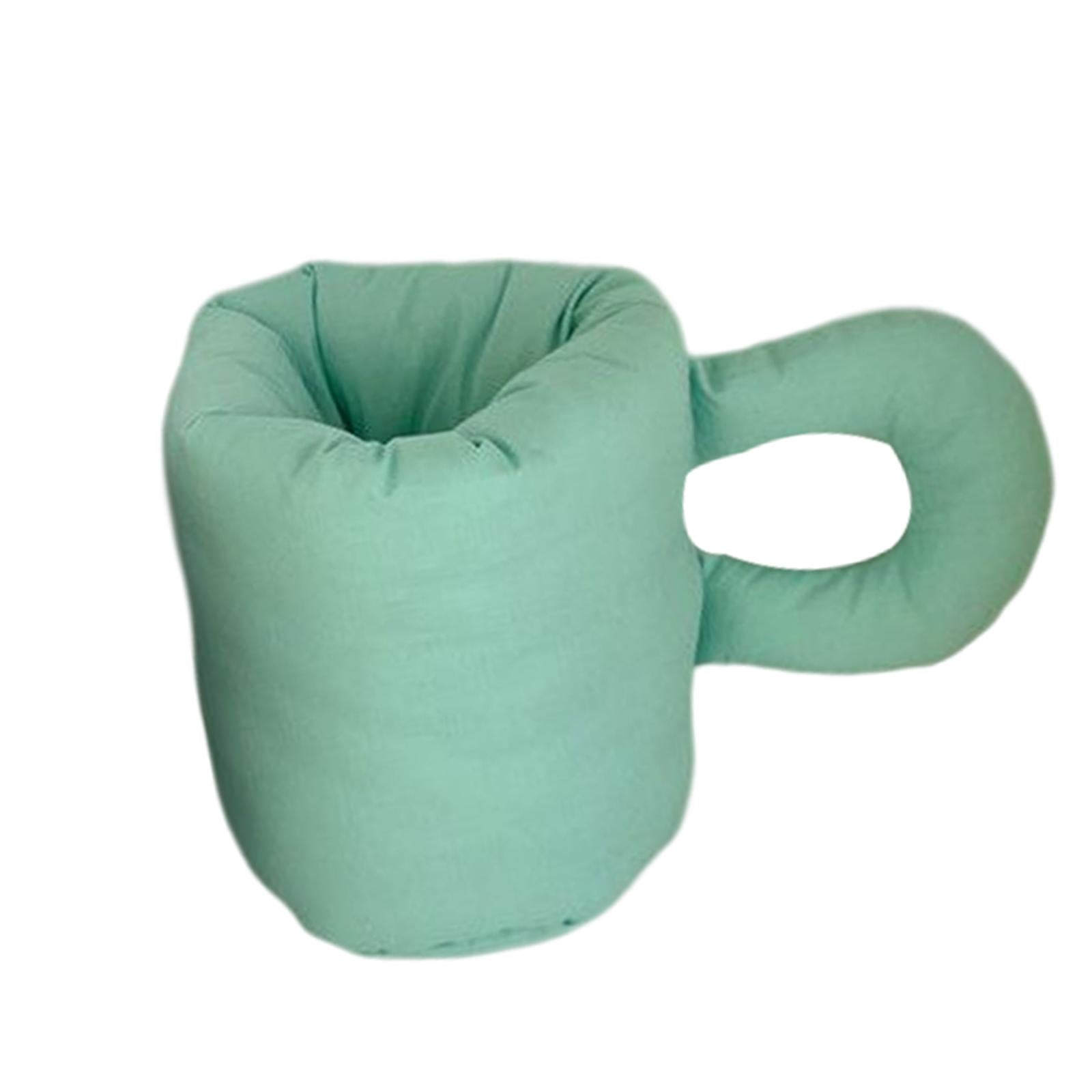 Cotton Filling Mug Shape Pens Holder for Classroom Room Storage Supplies Green