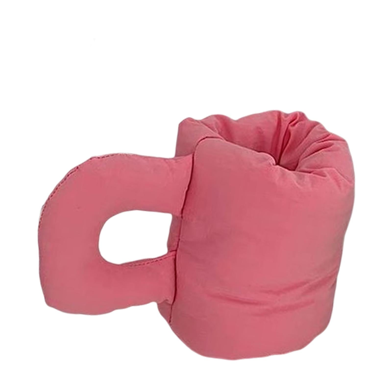 Cotton Filling Mug Shape Pens Holder for Classroom Room Storage Supplies Pink