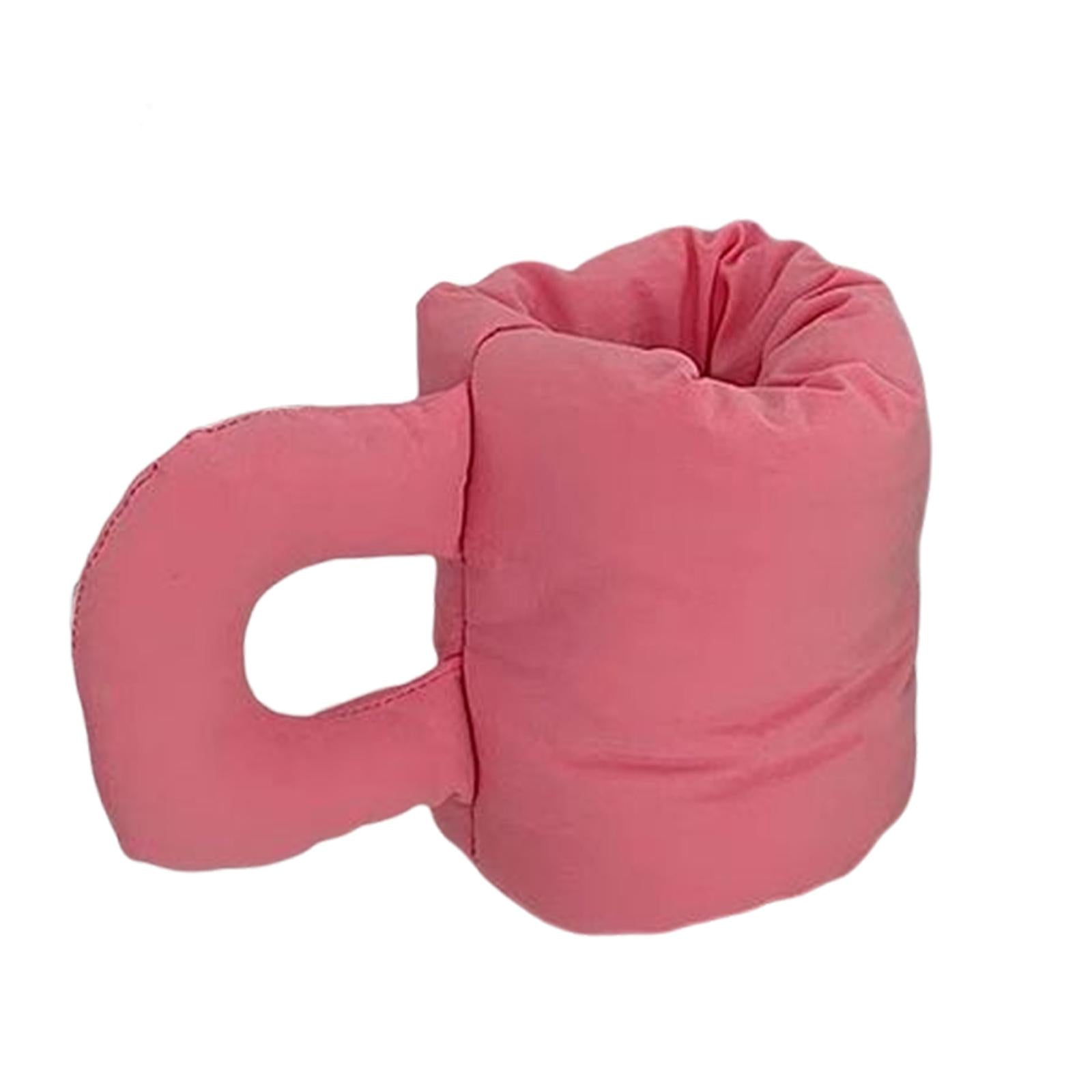 Cotton Filling Mug Shape Pens Holder for Classroom Room Storage Supplies Pink