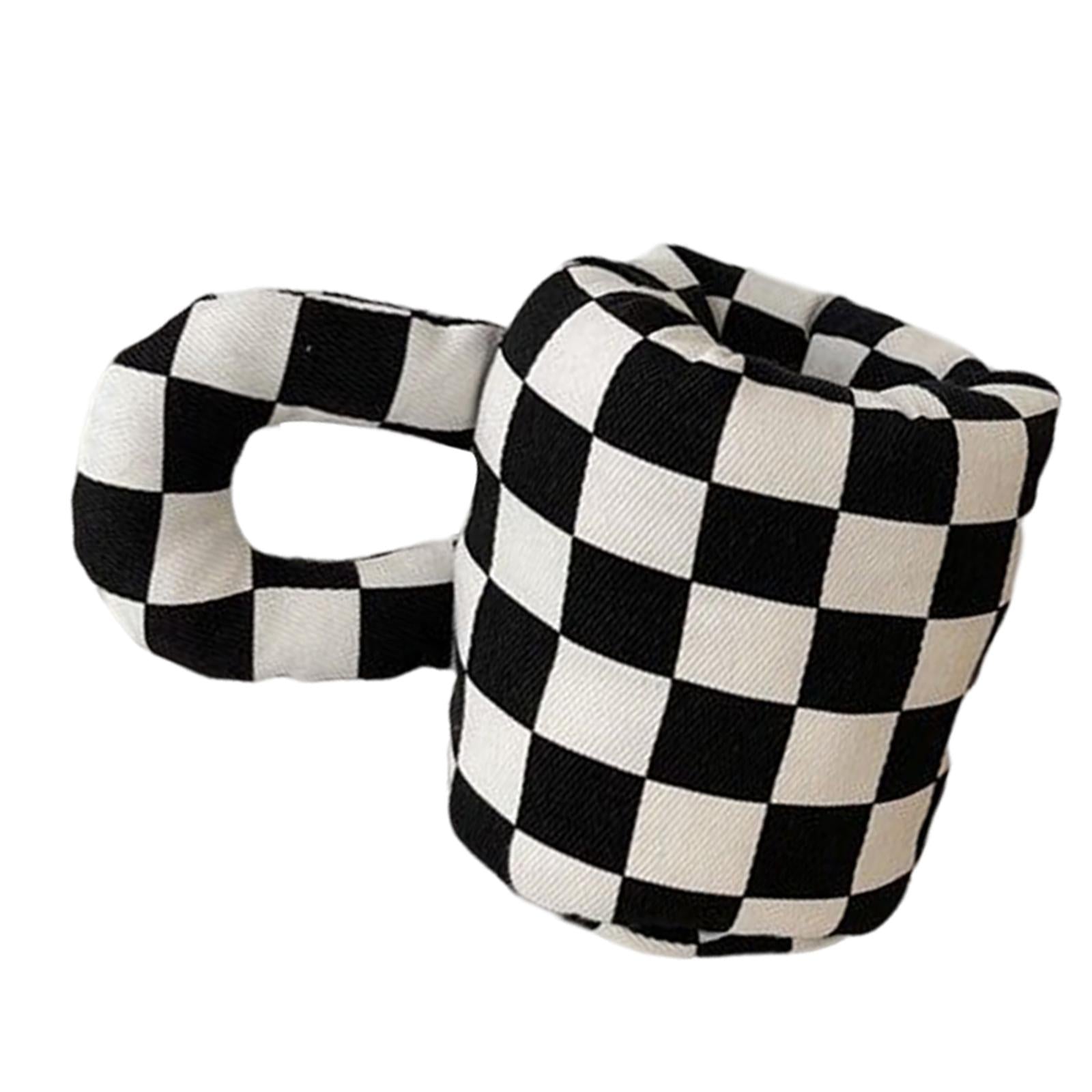 Cotton Filling Mug Shape Pens Holder for Classroom Room Storage Supplies Black
